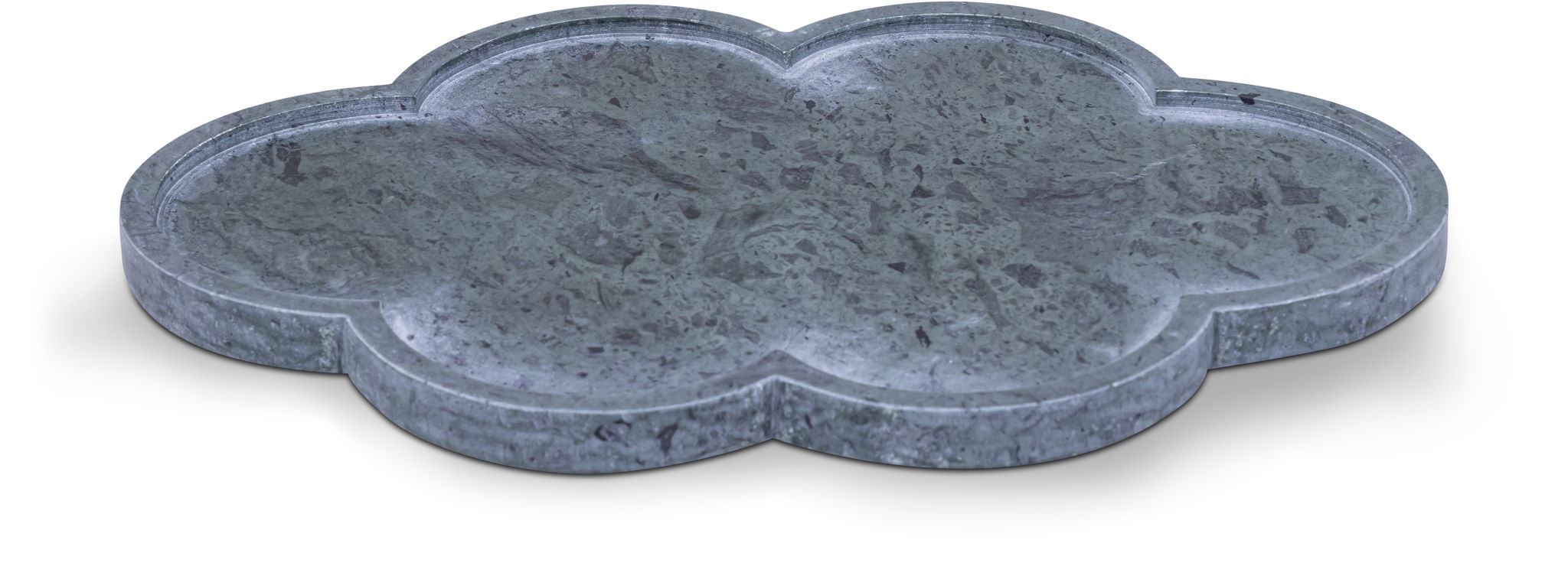 Rimini - Marble Clover Shaped Tray - Best Buy Furniture