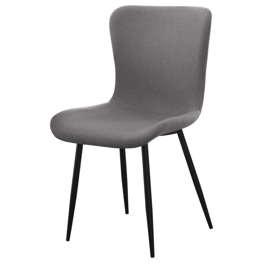 Horizon - Upholstered Dining Side Chair (Set of 2) - Taupe - Best Buy Furniture