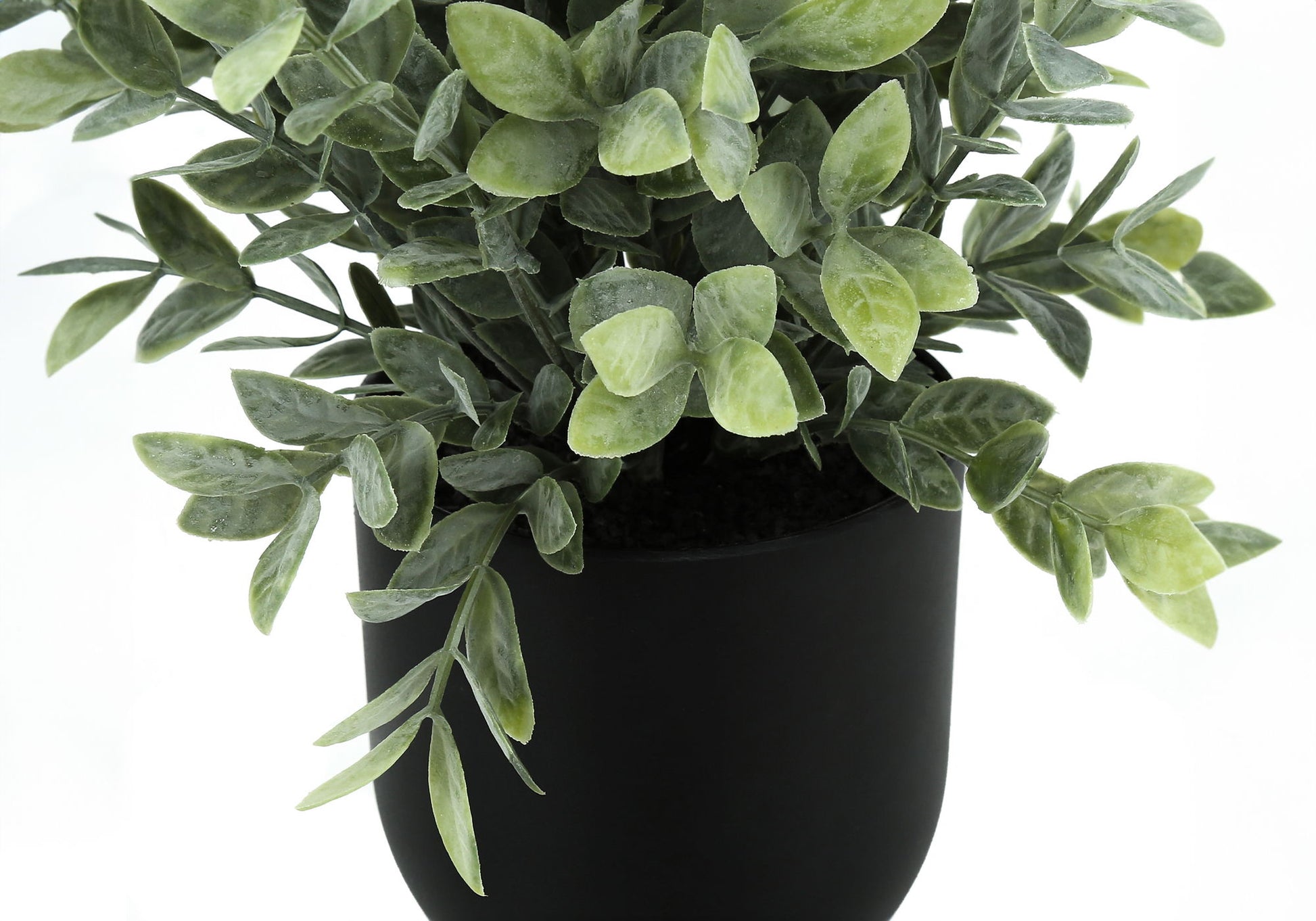 11" Tall, Artificial Plant, Eucalyptus Grass, Indoor, Faux, Fake, Table, Greenery, Potted, Decorative (Set of 2) - Green / Black - Best Buy Furniture