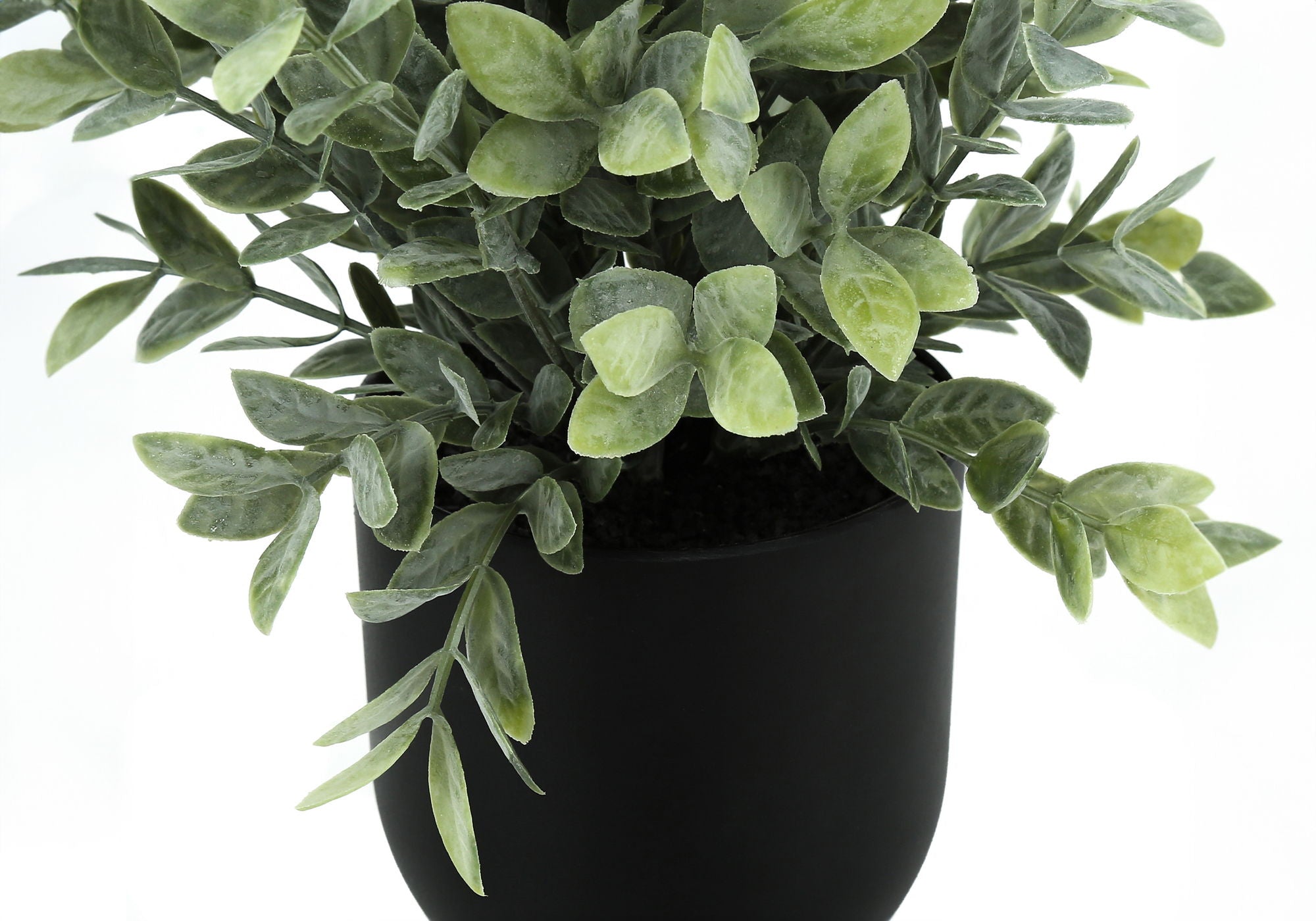 11" Tall, Artificial Plant, Eucalyptus Grass, Indoor, Faux, Fake, Table, Greenery, Potted, Decorative (Set of 2) - Green / Black - Best Buy Furniture