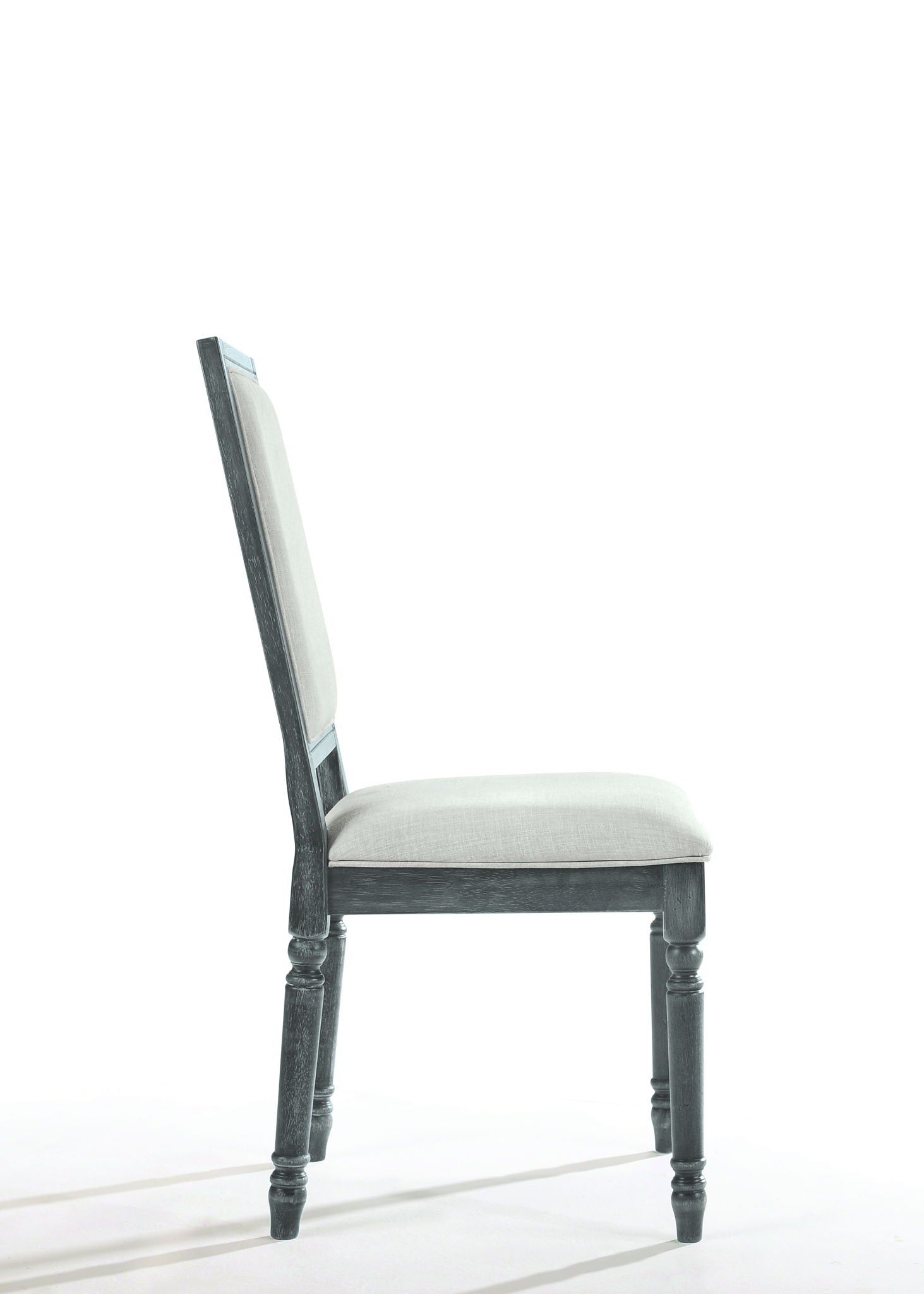 Leventis - Weathered Side Chair - Cream / Gray - Best Buy Furniture