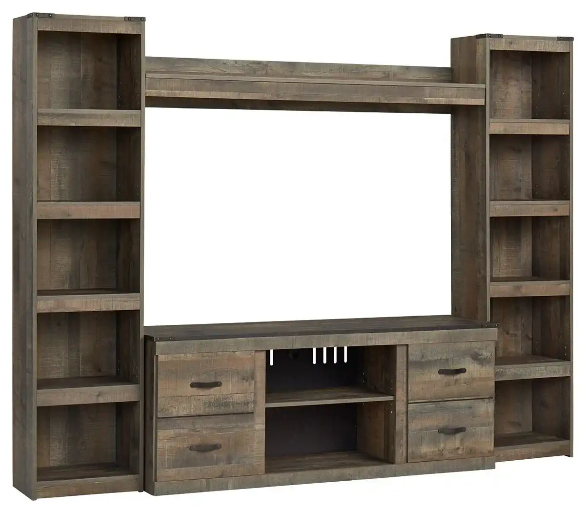Trinell - 4-Piece Entertainment Center With 60" TV Stand - Best Buy Furniture