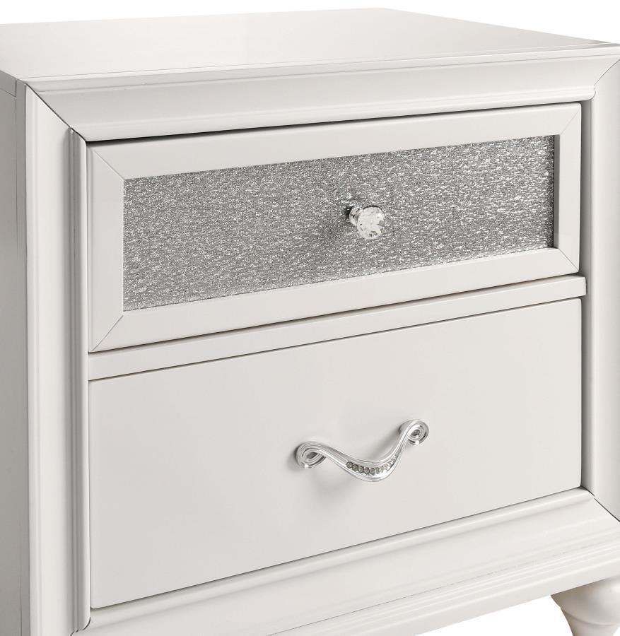 Barzini - 2-drawer Nightstand - Best Buy Furniture