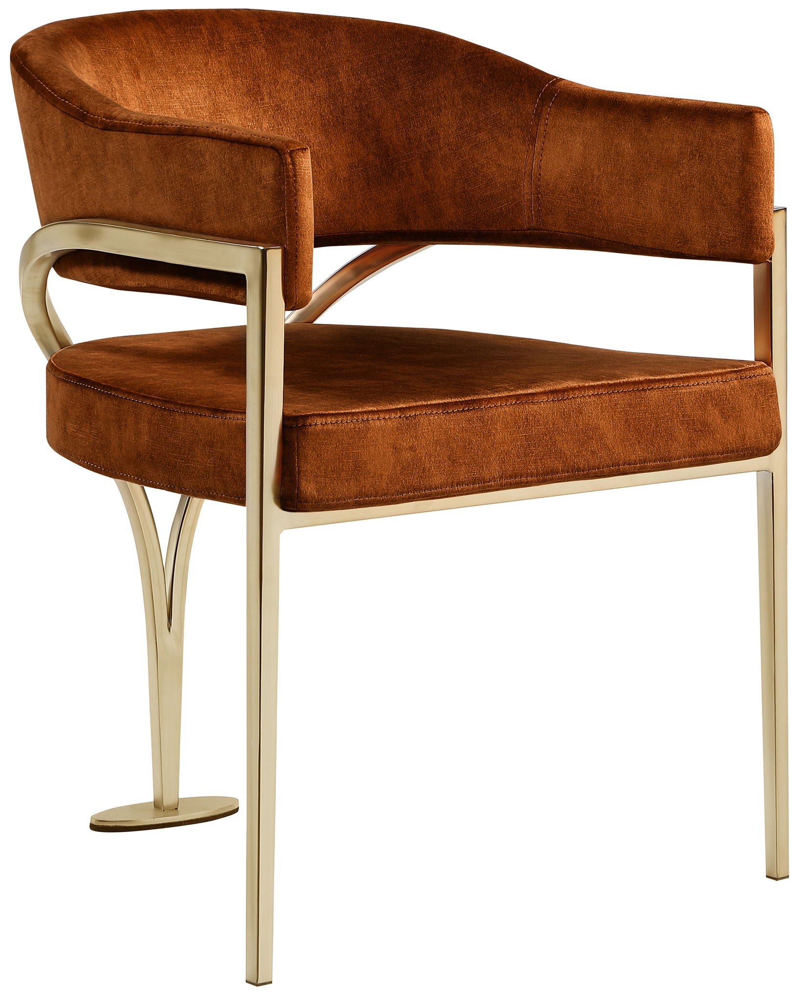 Madelyn - Dining Chair (Set of 2) - Brushed Brass - Best Buy Furniture