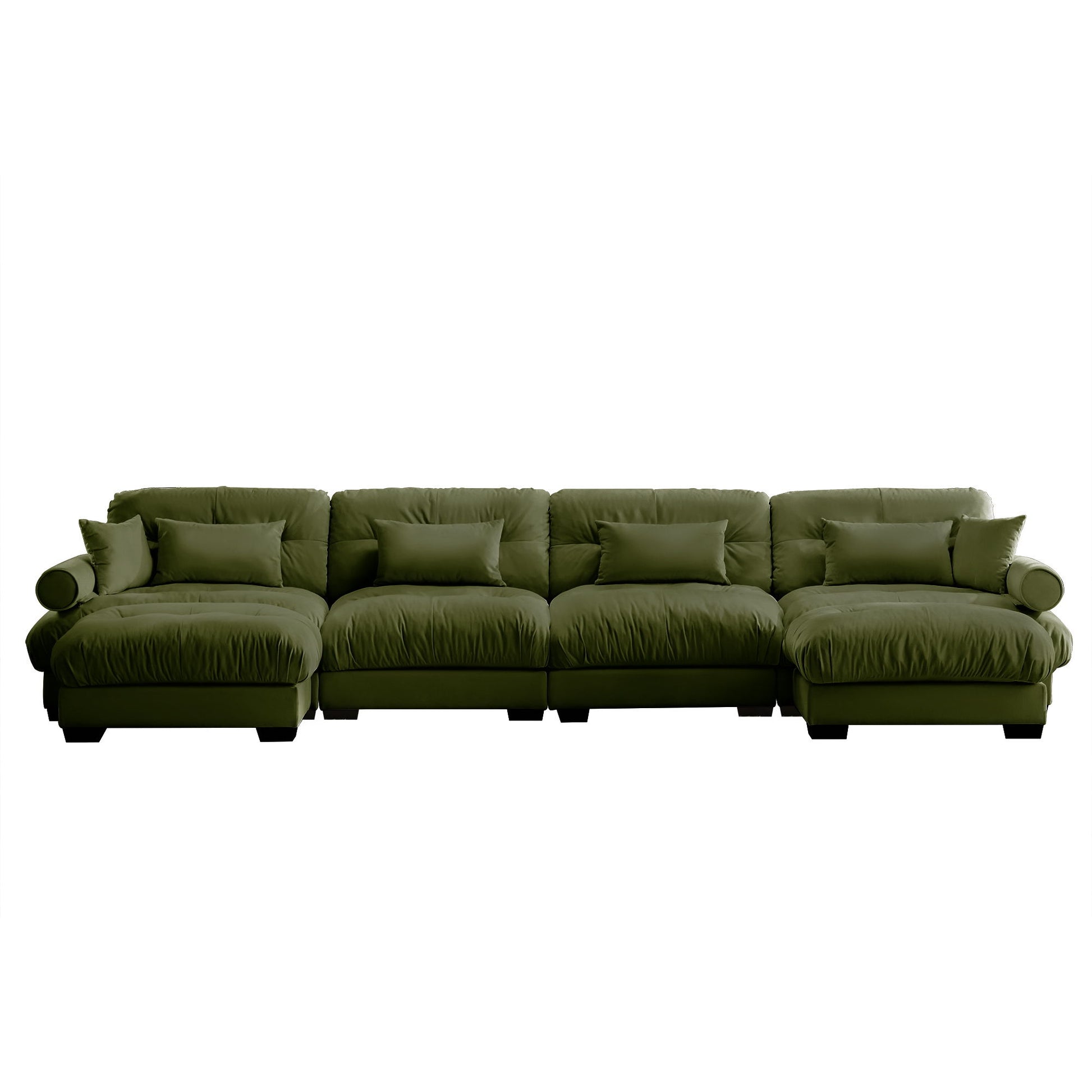 Super Comfort Oversized Modular Sectional Sofa With Movable Ottoman - Best Buy Furniture