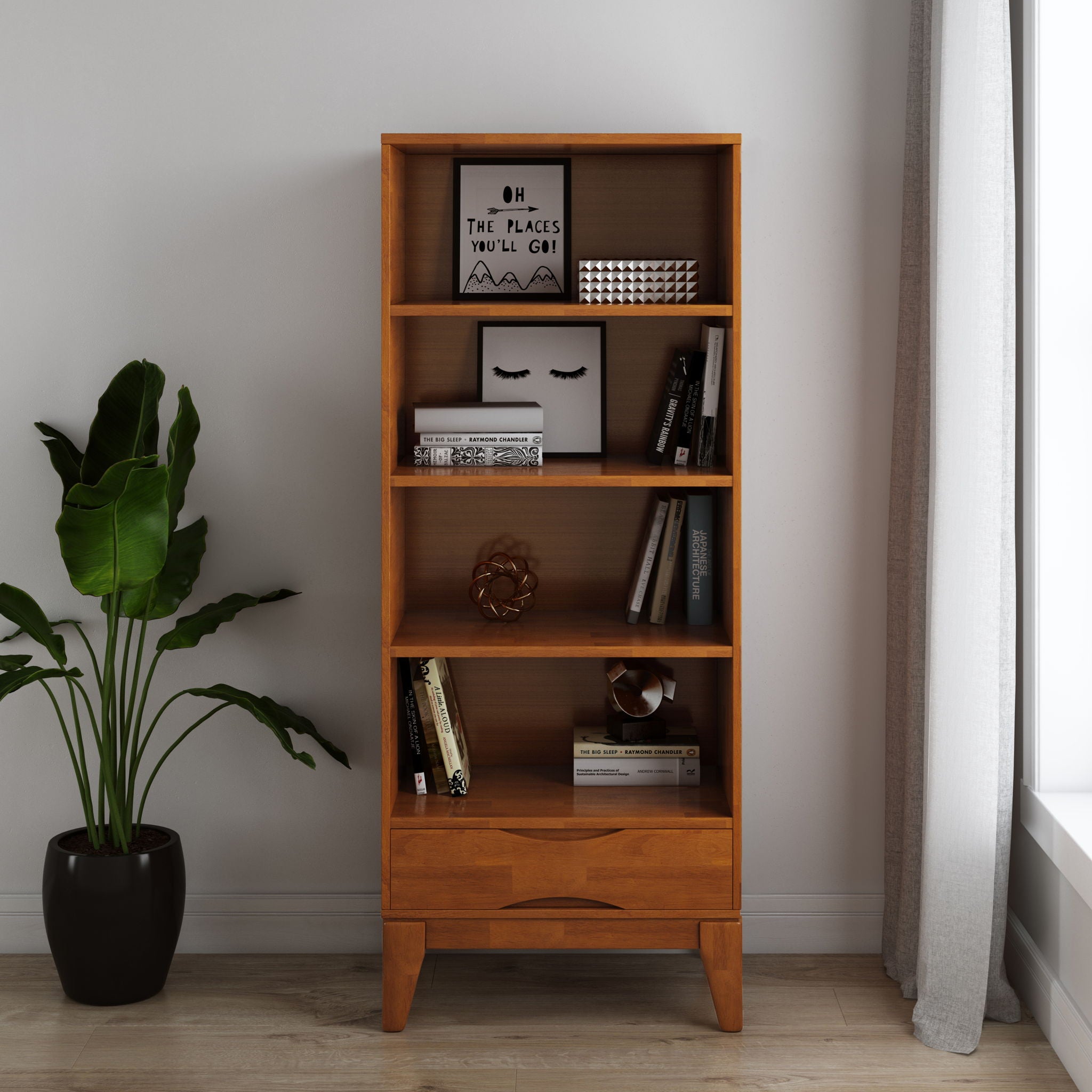 Harper - Handcrafted Bookcase With Storage - Best Buy Furniture