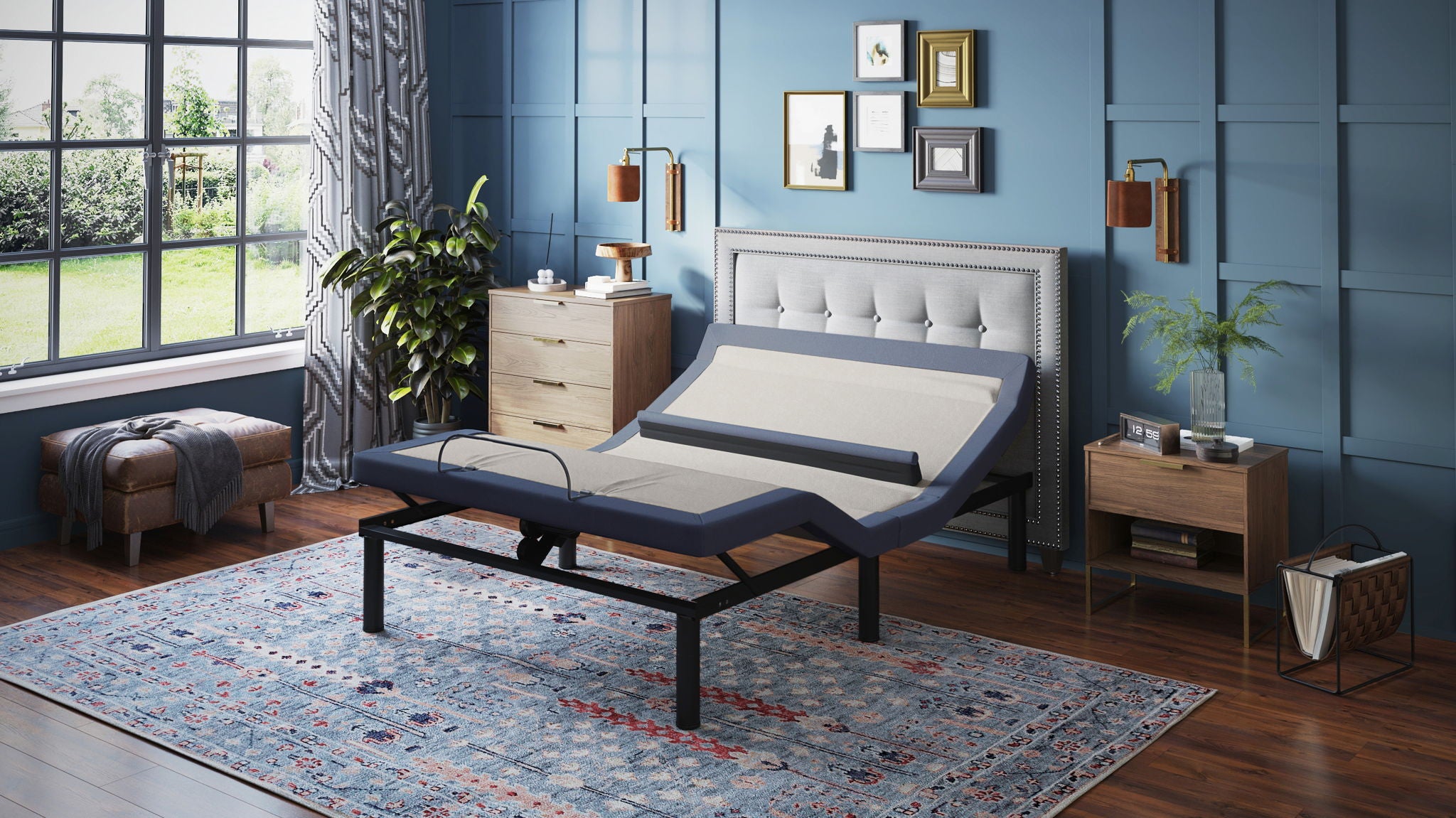 Bt6500 - Adjustable Bed Base With Head / Foot Tilt And Lumbar Position Adjustment - Best Buy Furniture
