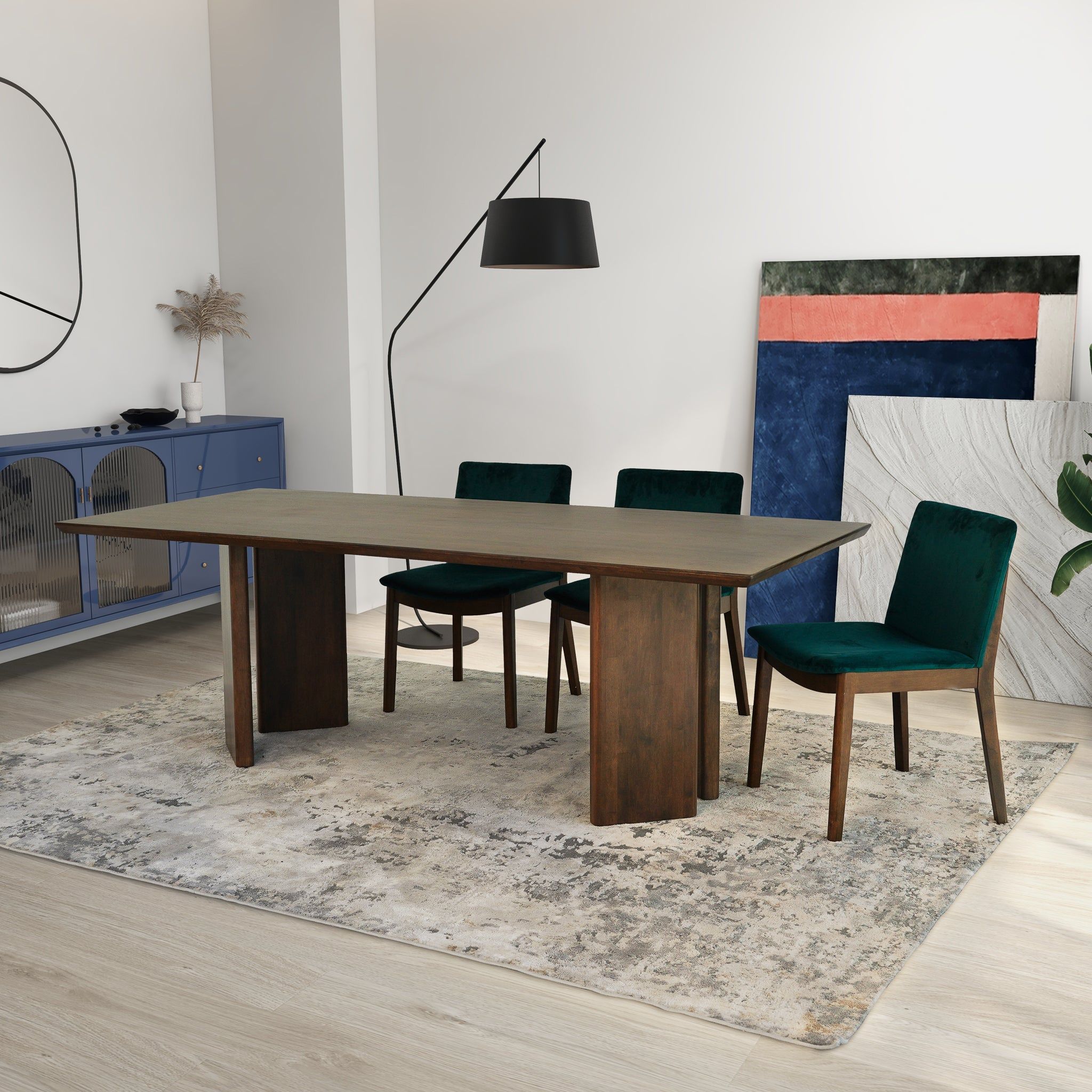 Alden - Dining Table - Walnut - Best Buy Furniture