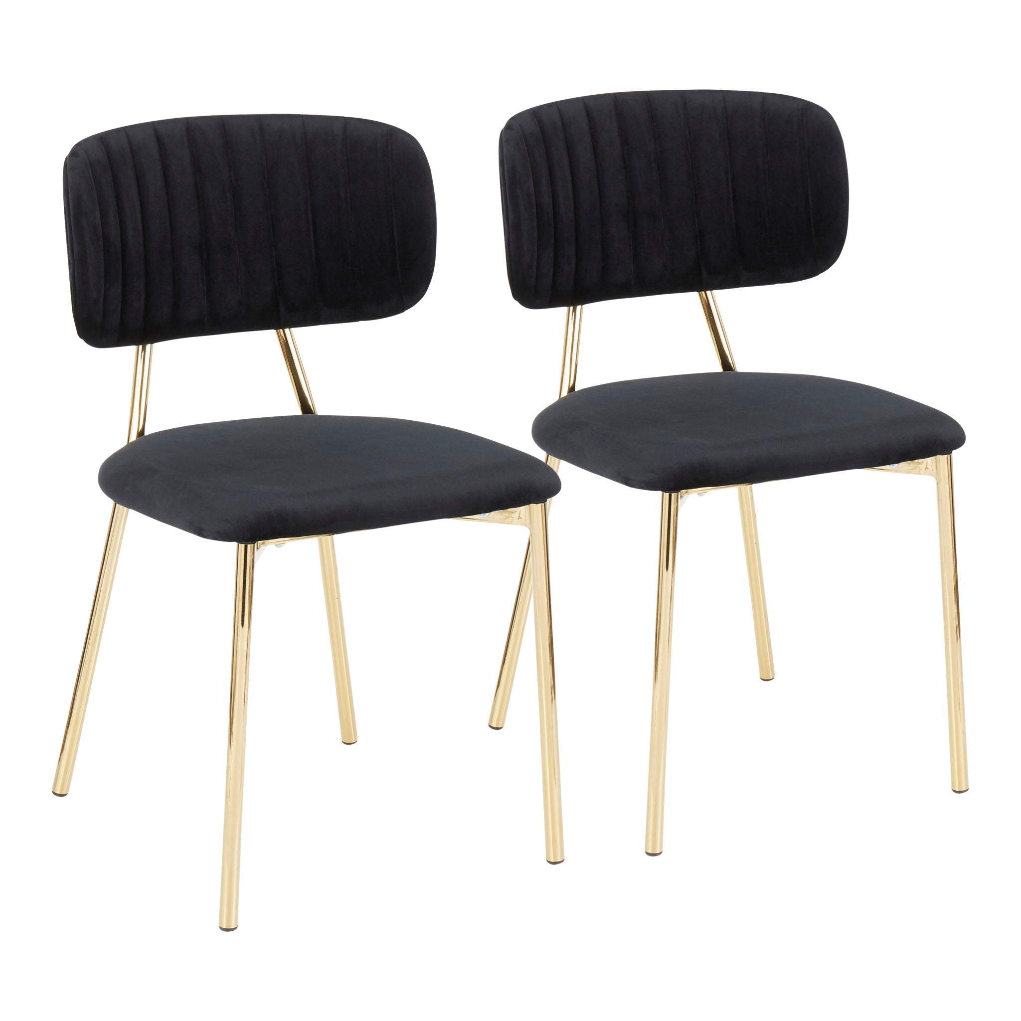 Bouton - Contemporary / Glam Chair (Set of 2) - Best Buy Furniture