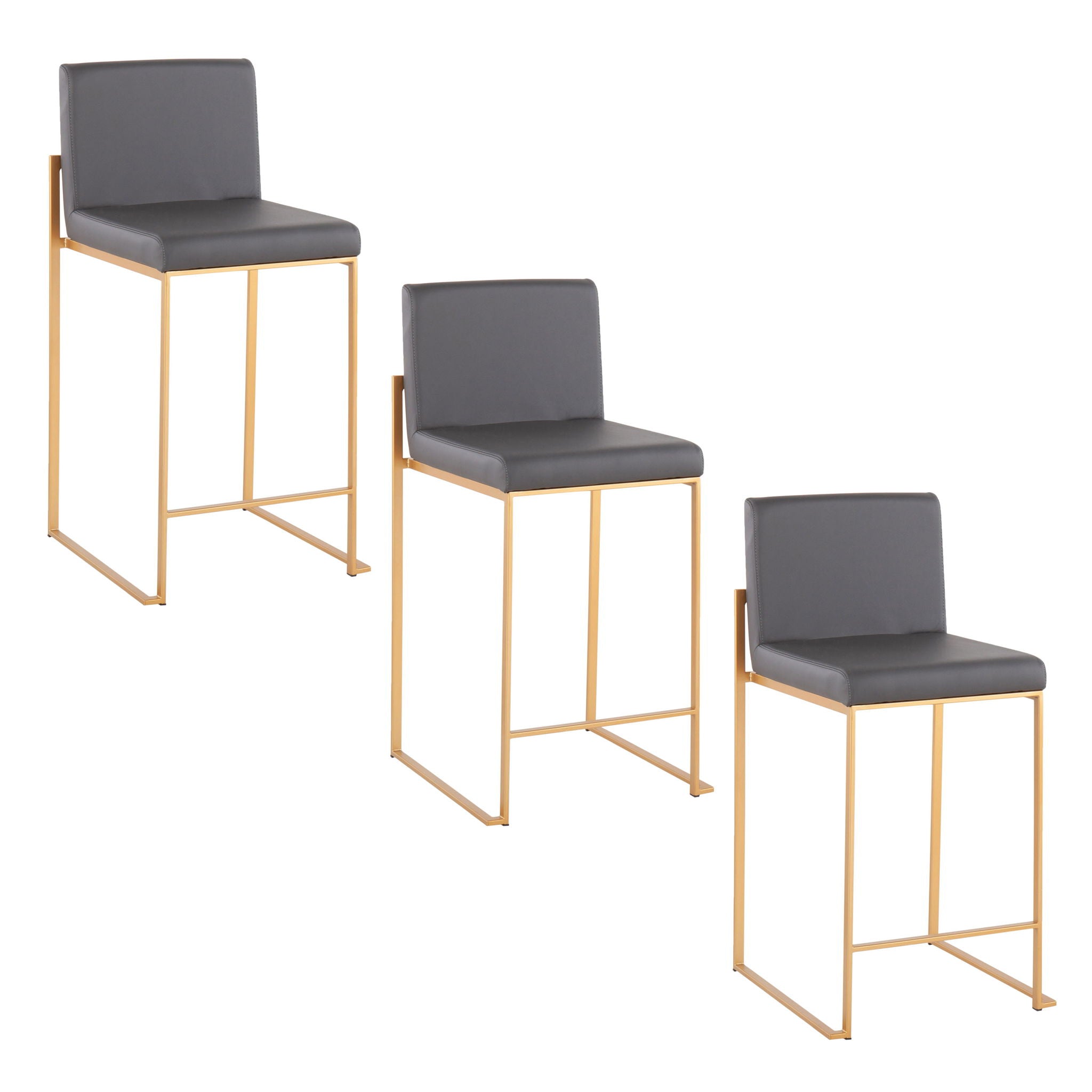 Fuji - Contemporary High Back Stylish Counter Stool - Best Buy Furniture