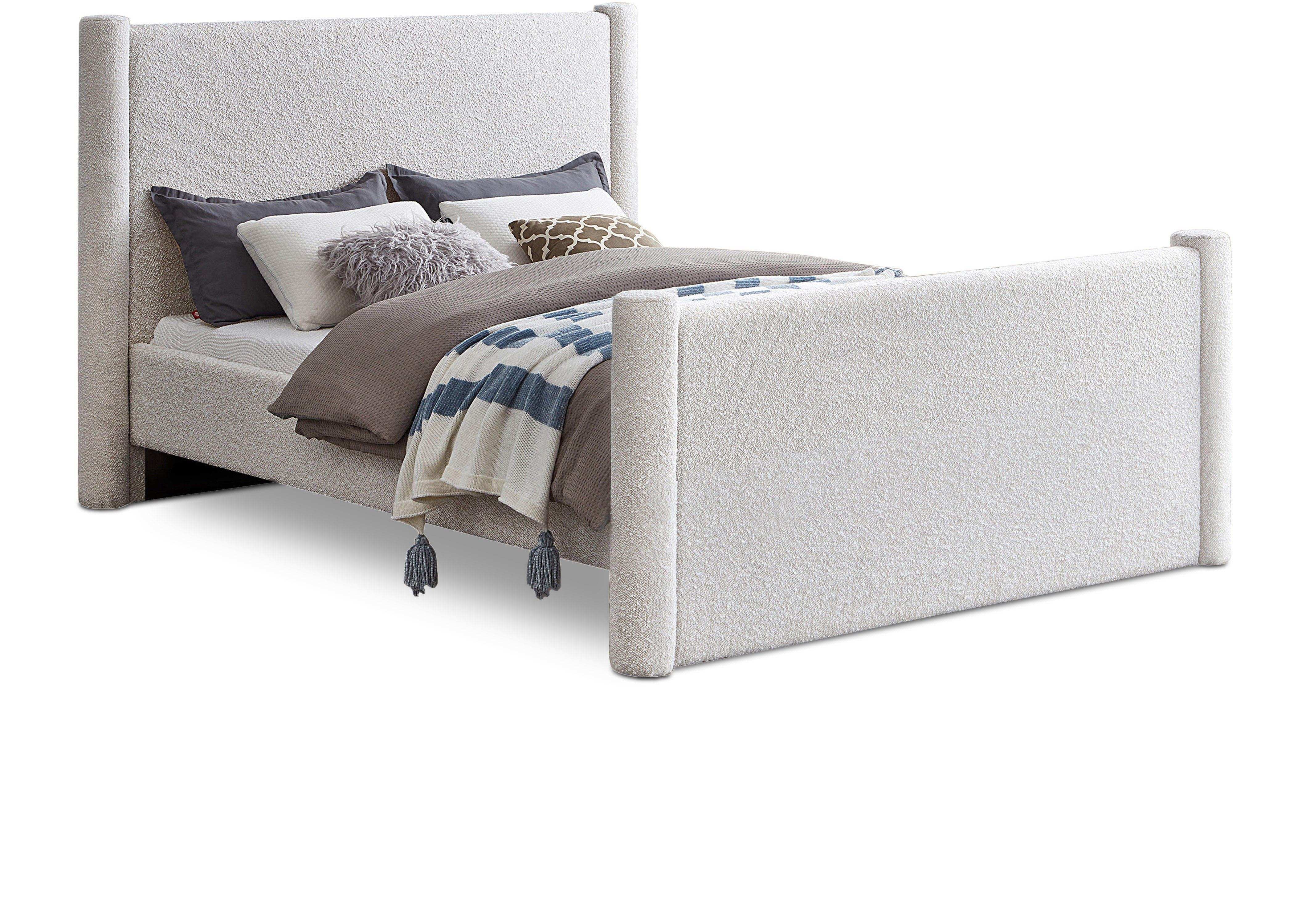 Elias - Boucle Bed - Best Buy Furniture