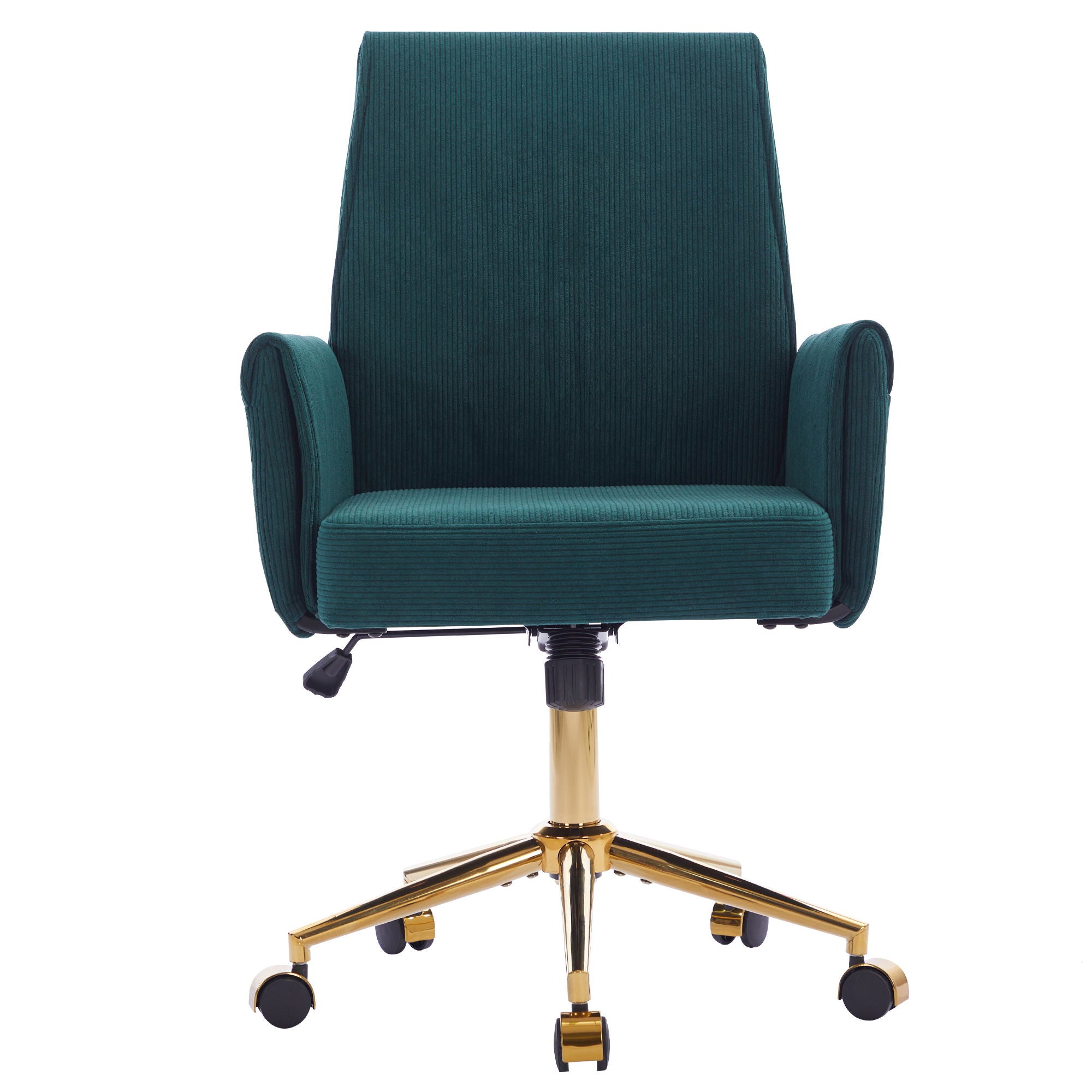 Ergonomic Mid-Back Office Chair With Striped Velvet Fabric - Best Buy Furniture