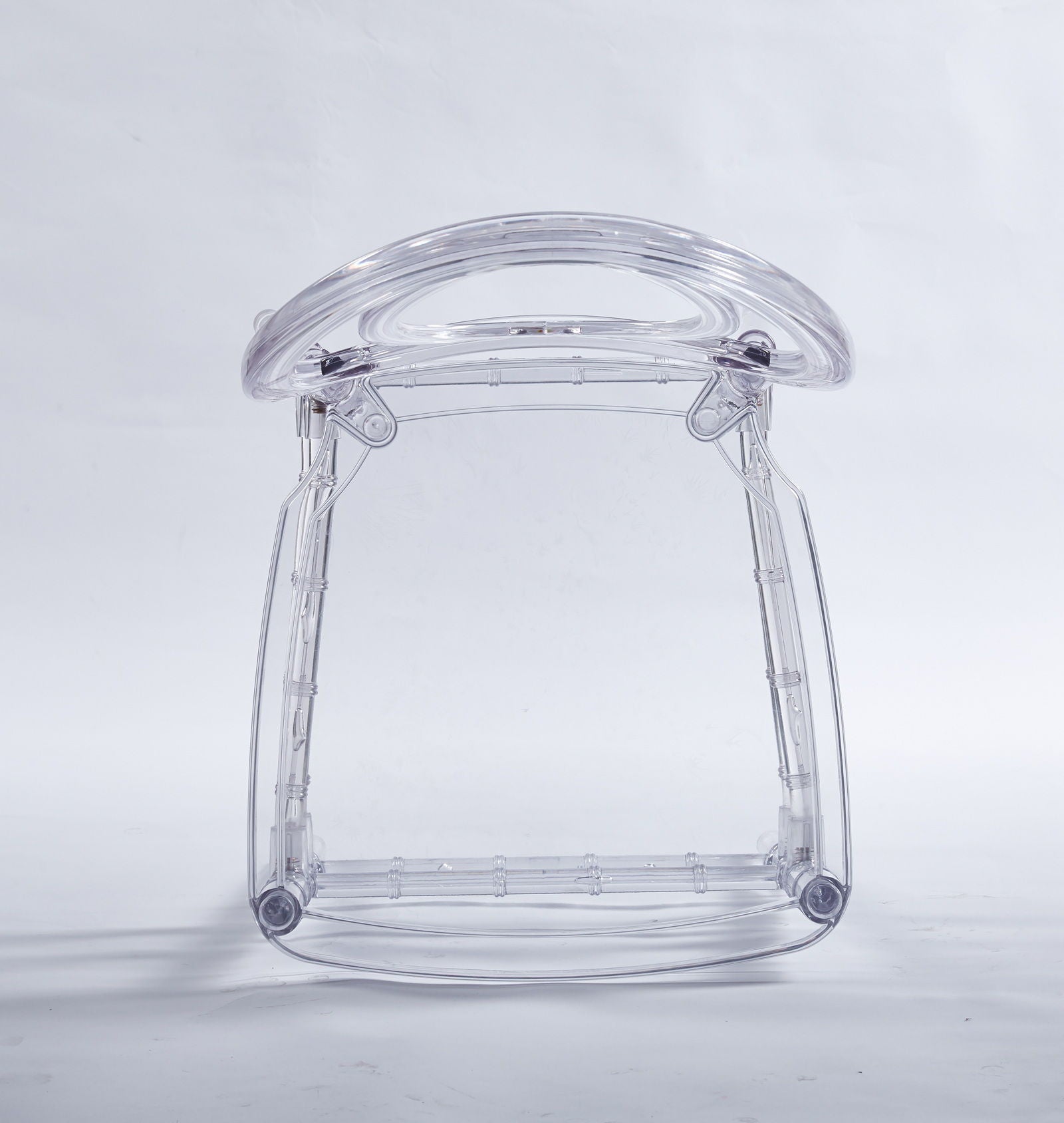 Dining Chair, Plastic Seat, Welding Chair (Set of 4) - Transparent - Best Buy Furniture