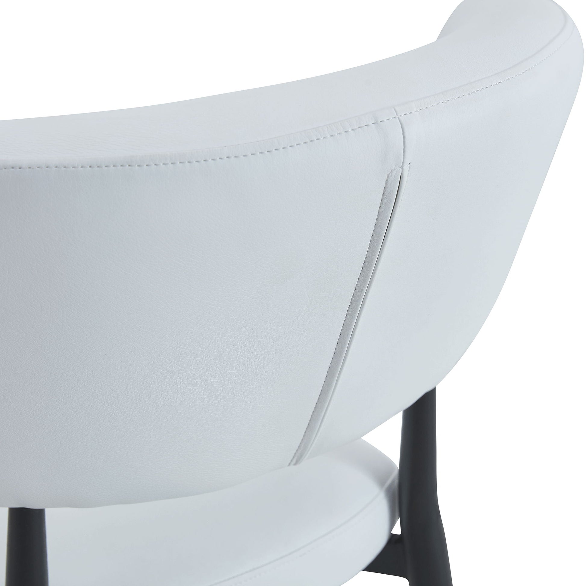 Minimalist Ergonomic Dining Chair With Curved Backres (Set of 4) - Best Buy Furniture