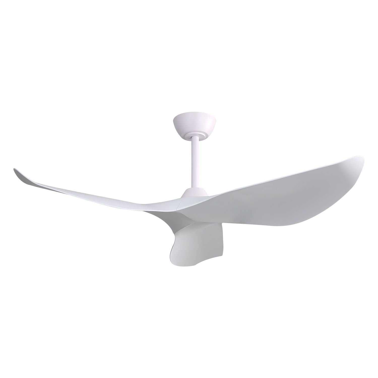 Indoor Ceiling Fan Without Light, 6 Speeds Reversible DC Motor, 3 ABS Blade Ceiling Fan White For Bedroom - White - Best Buy Furniture