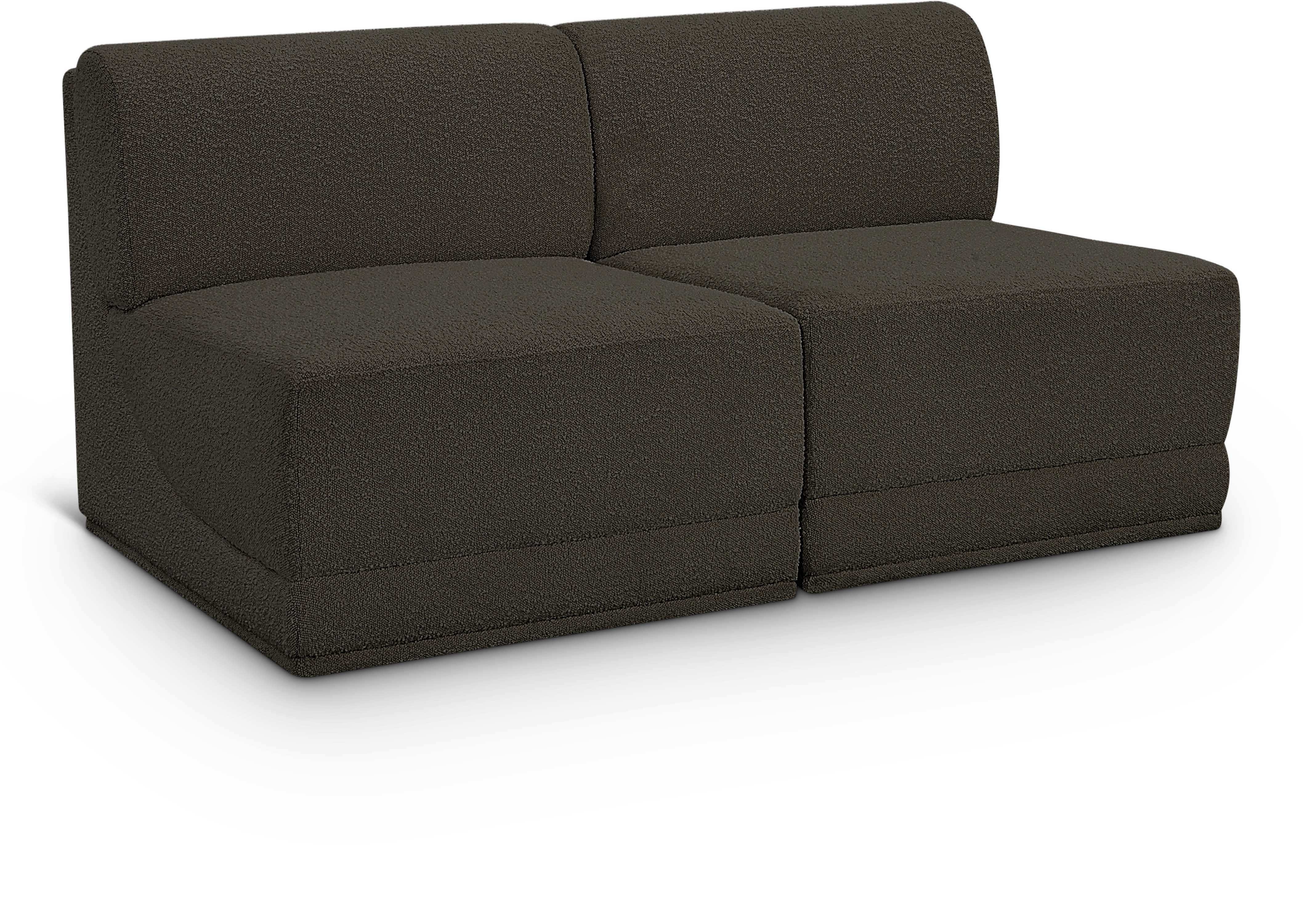 Ollie - 2 Seat Armless Modular Sofa - Best Buy Furniture