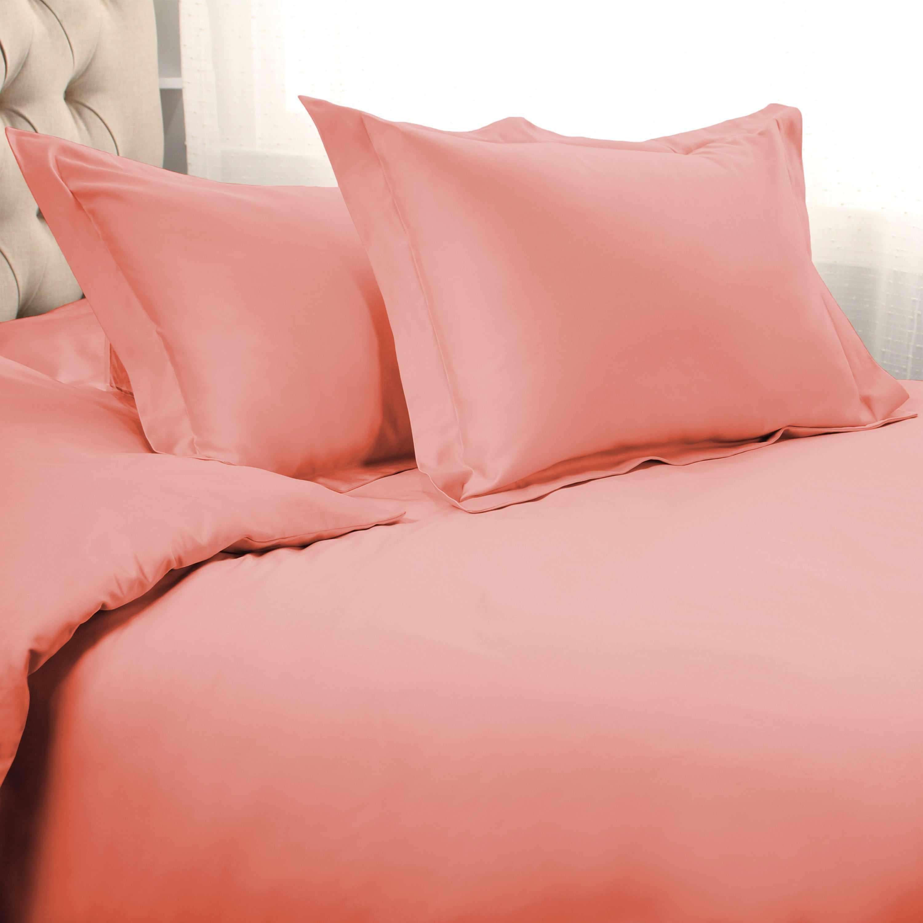 1000 Thread Count Egyptian Cotton Solid Duvet Cover Set