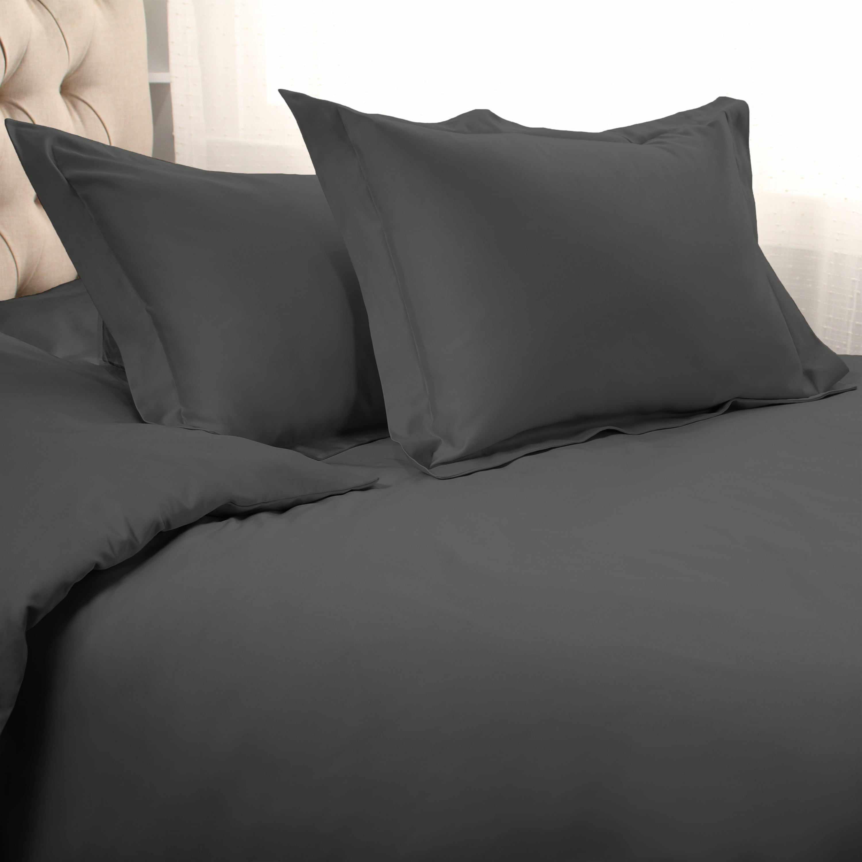 1000 Thread Count Egyptian Cotton Solid Duvet Cover Set
