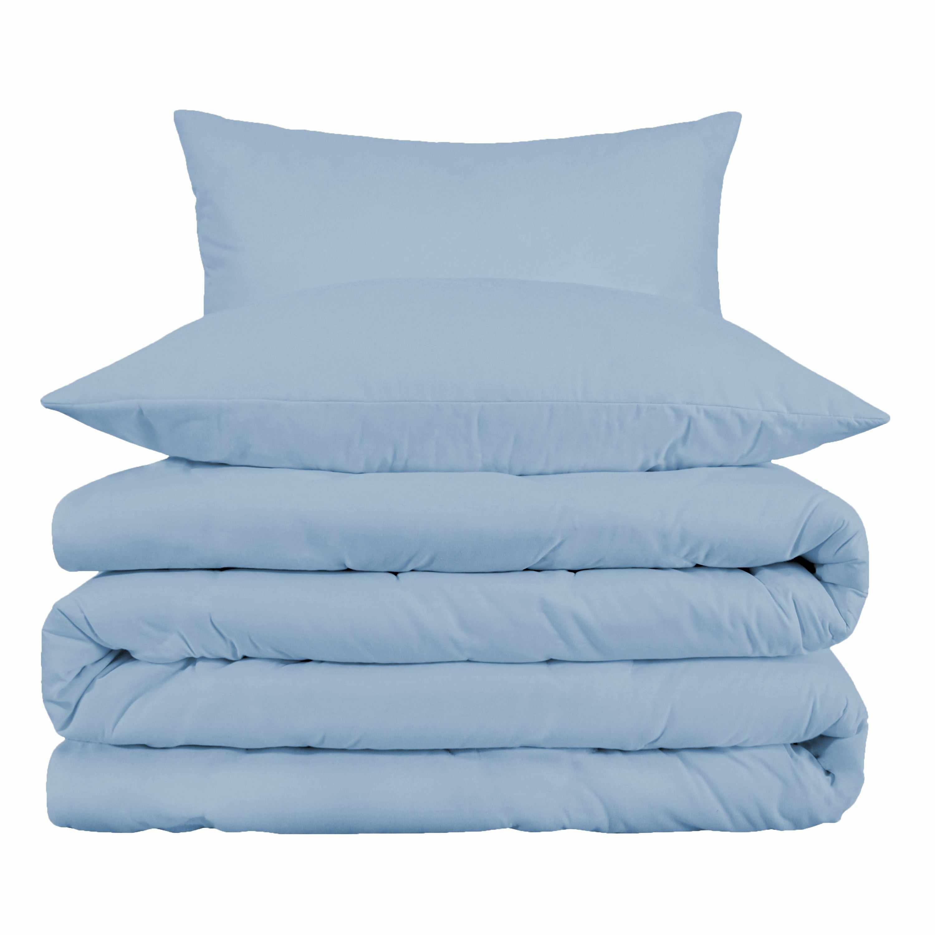 1000 Thread Count Egyptian Cotton Solid Duvet Cover Set