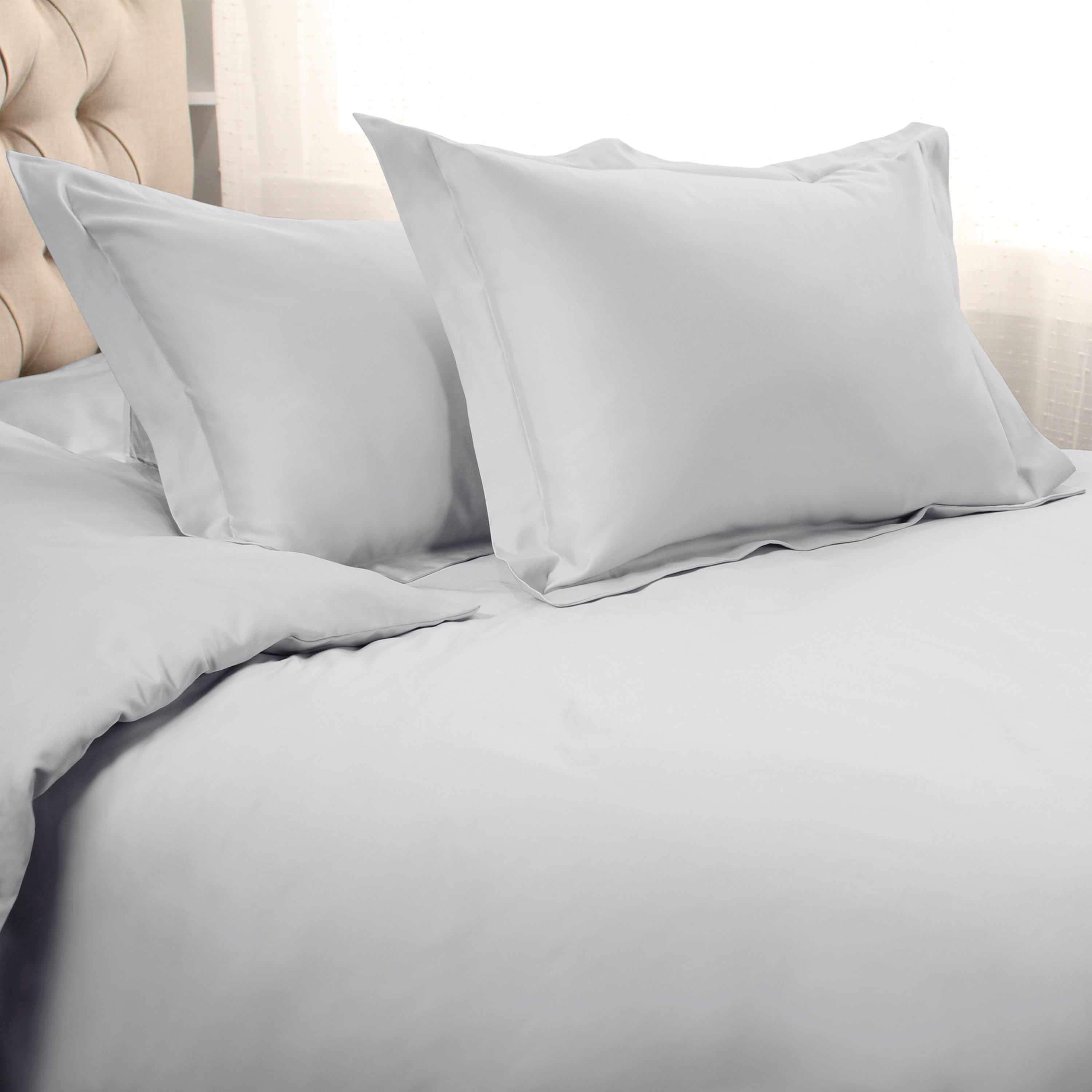 1000 Thread Count Egyptian Cotton Solid Duvet Cover Set