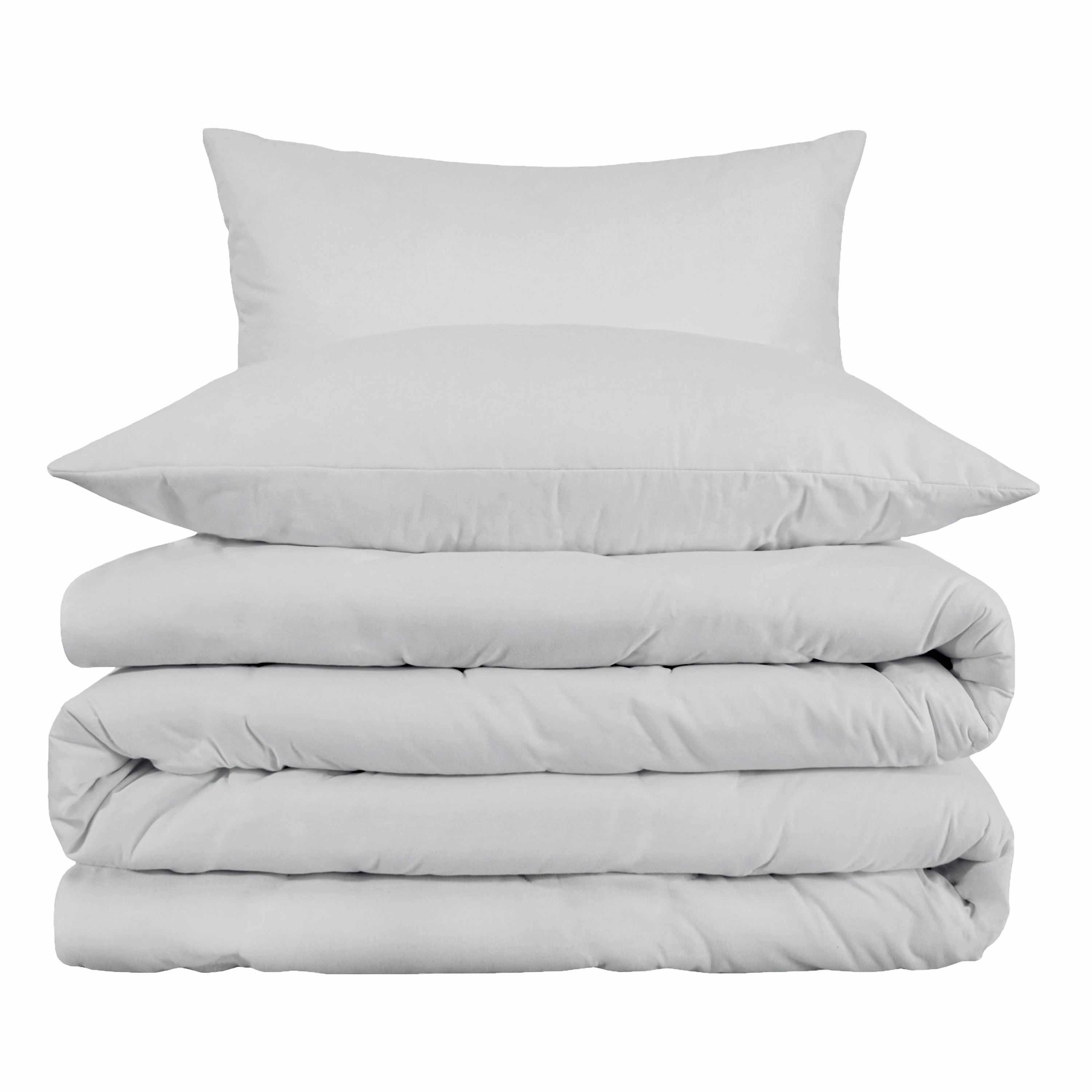 1000 Thread Count Egyptian Cotton Solid Duvet Cover Set