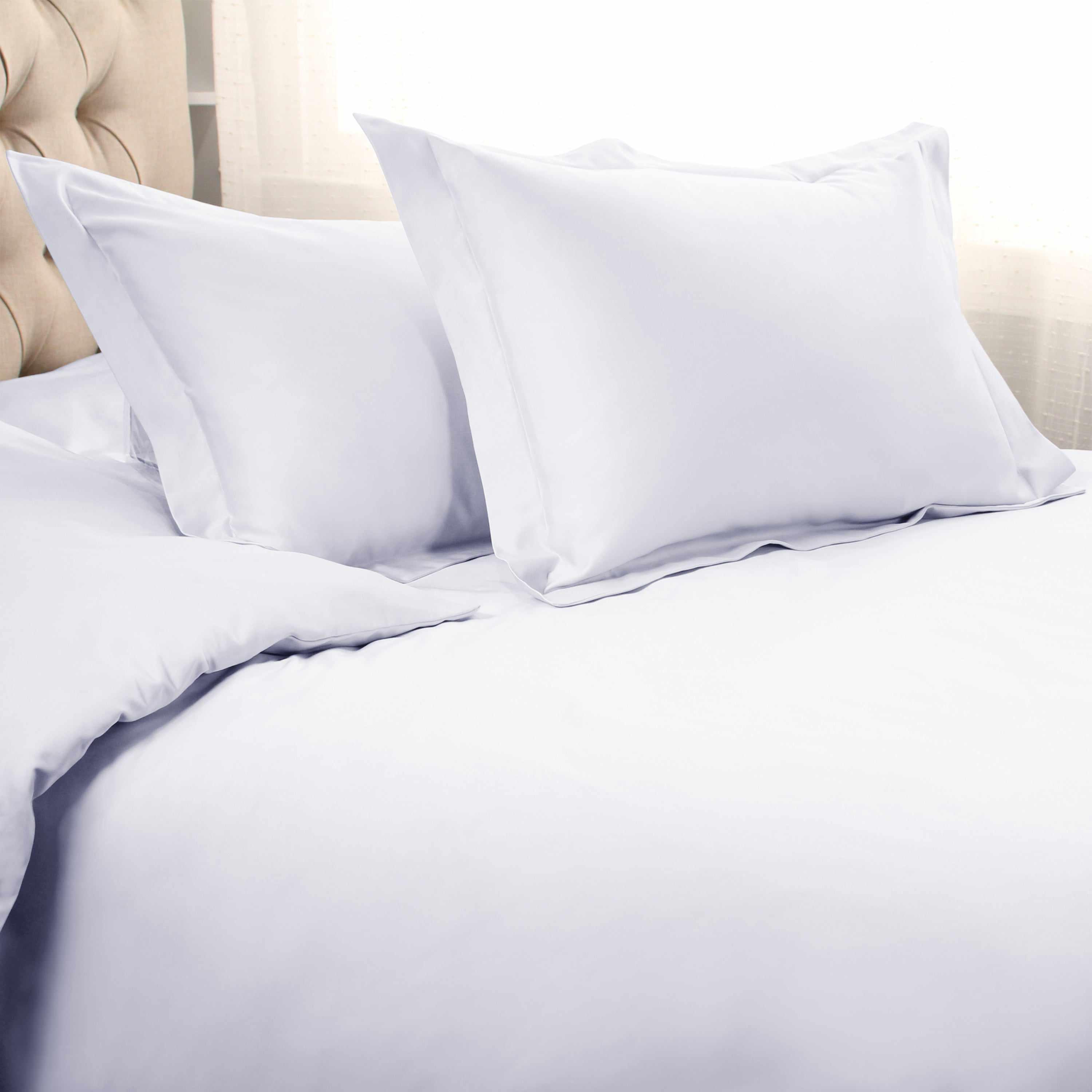 1000 Thread Count Egyptian Cotton Solid Duvet Cover Set