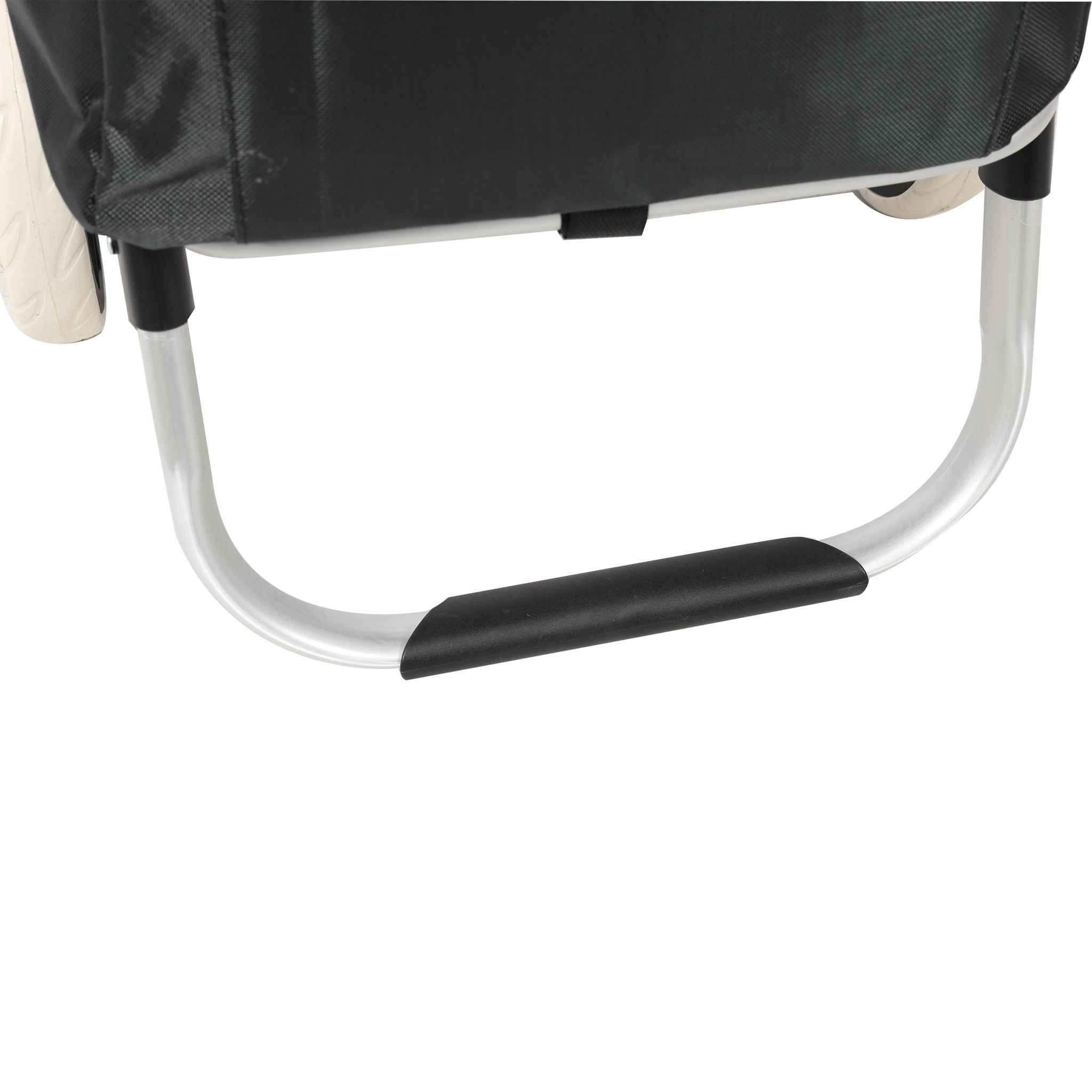Foldable Shopping Trolley With Wheels And Removable Waterproof Bag - Black - Best Buy Furniture