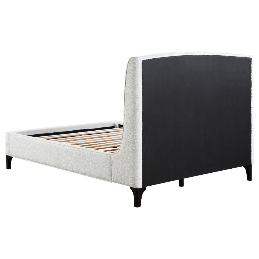 Mosby - Upholstered Wingback Bed - Best Buy Furniture