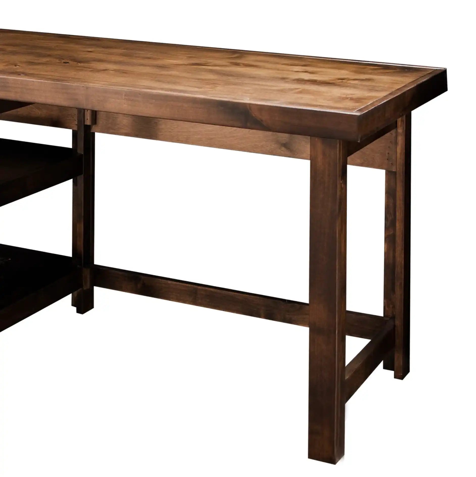 Sausalito - Workstation Desk - Whiskey - Best Buy Furniture