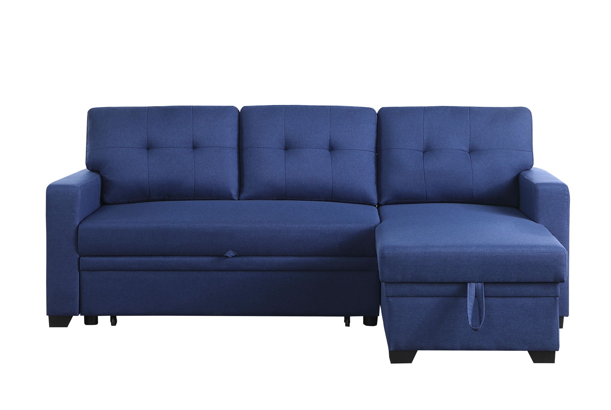 Upholstered Pull Out Sectional Sofa With Chaise - Best Buy Furniture