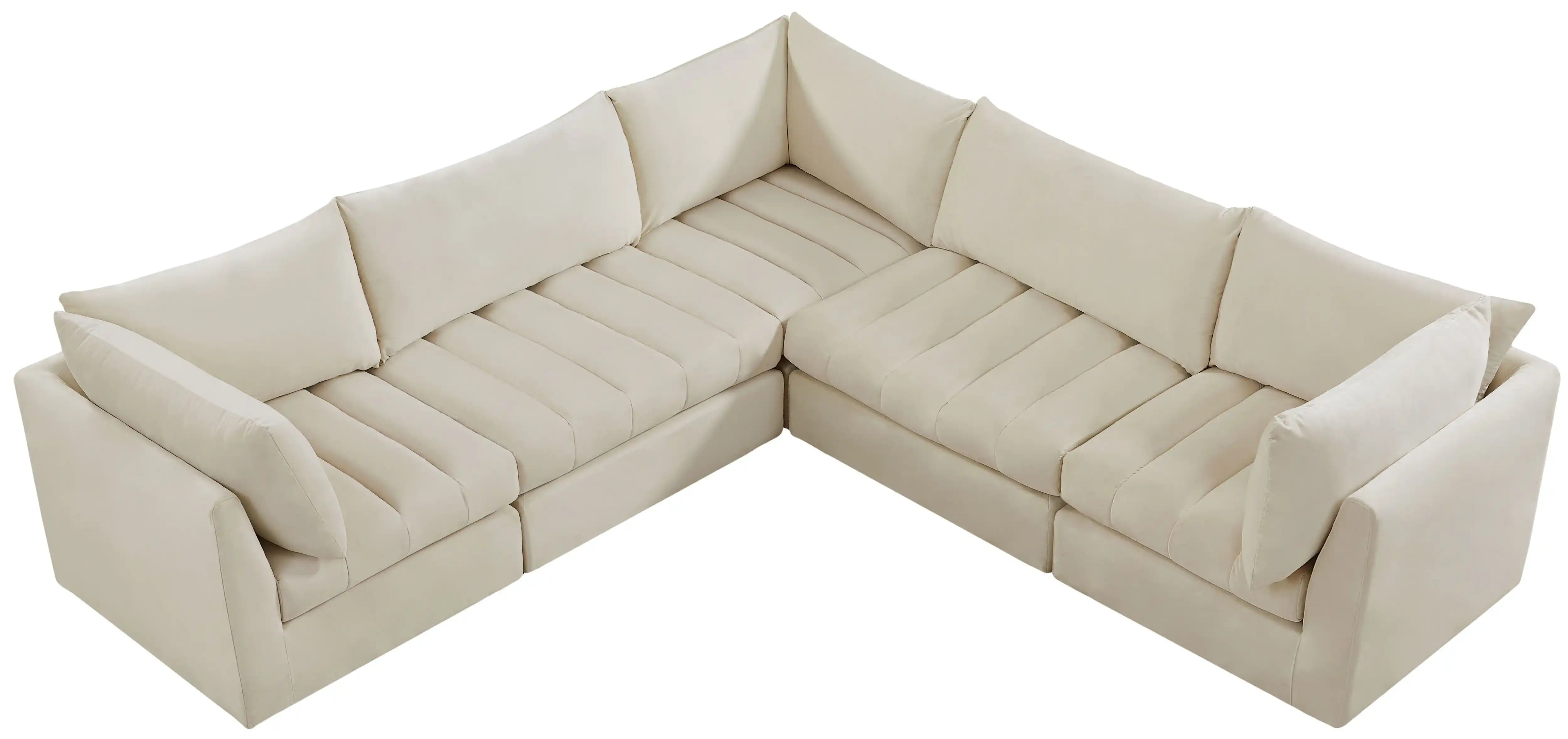 Jacob - Modular Corner Sectional 5 Piece - Best Buy Furniture