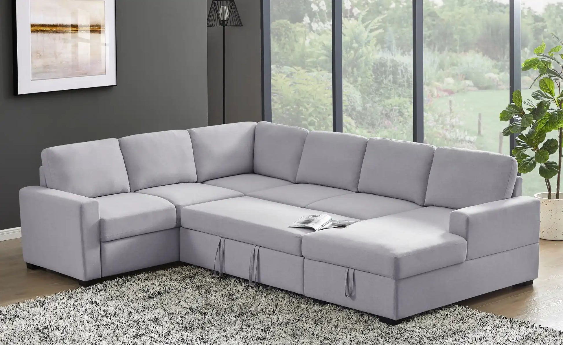 Ketterman - 4 Piece Upholstered Sectional - Best Buy Furniture