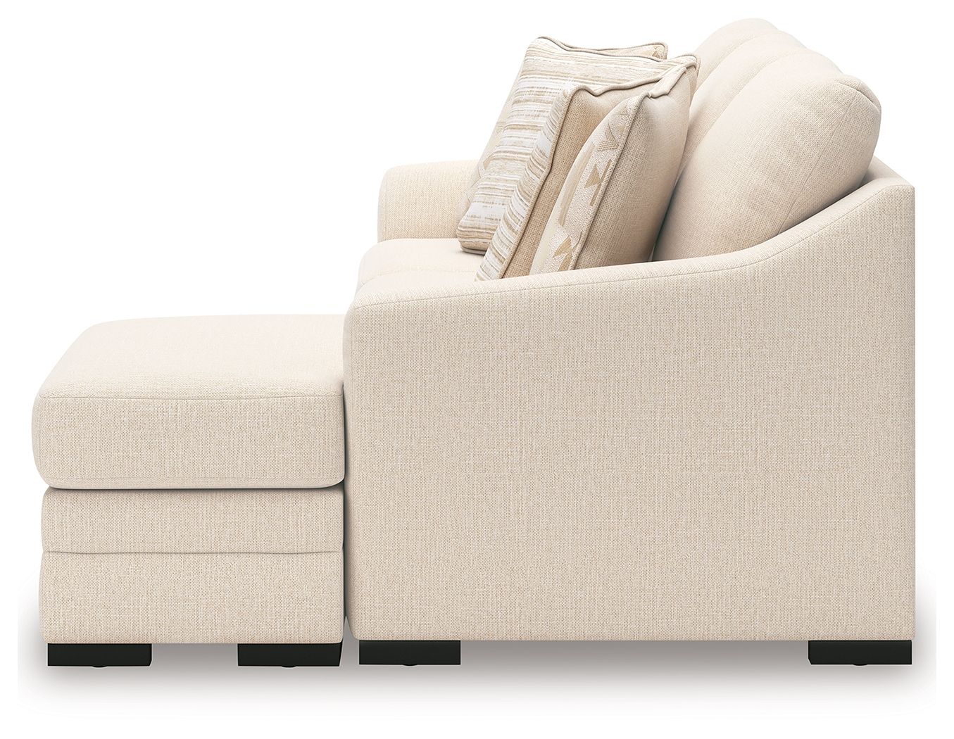 Lango - Sofa Chaise - Jute - Best Buy Furniture