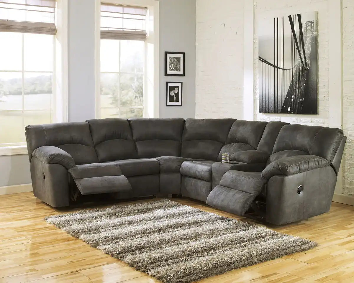 Tambo - Reclining Sectional - Best Buy Furniture