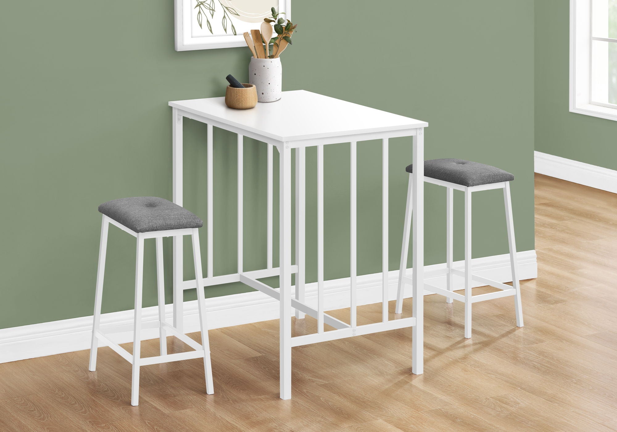 3 Pieces Dining Set, Counter Height, Rectangular, Small, Contemporary & Modern - Best Buy Furniture