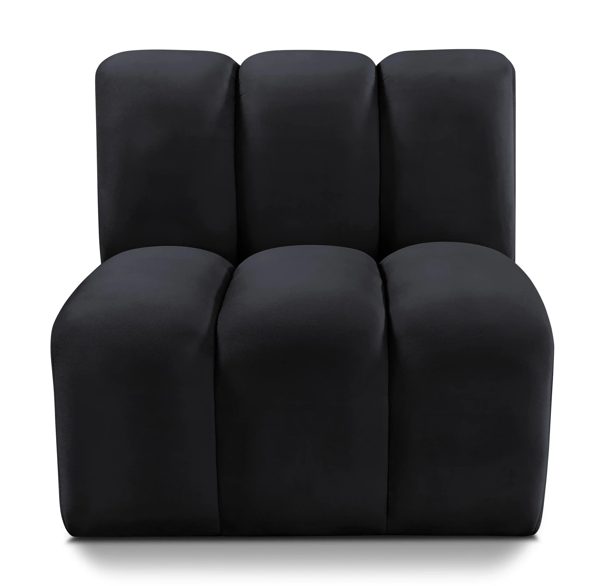 Arc - Velvet Straight Chair - Best Buy Furniture