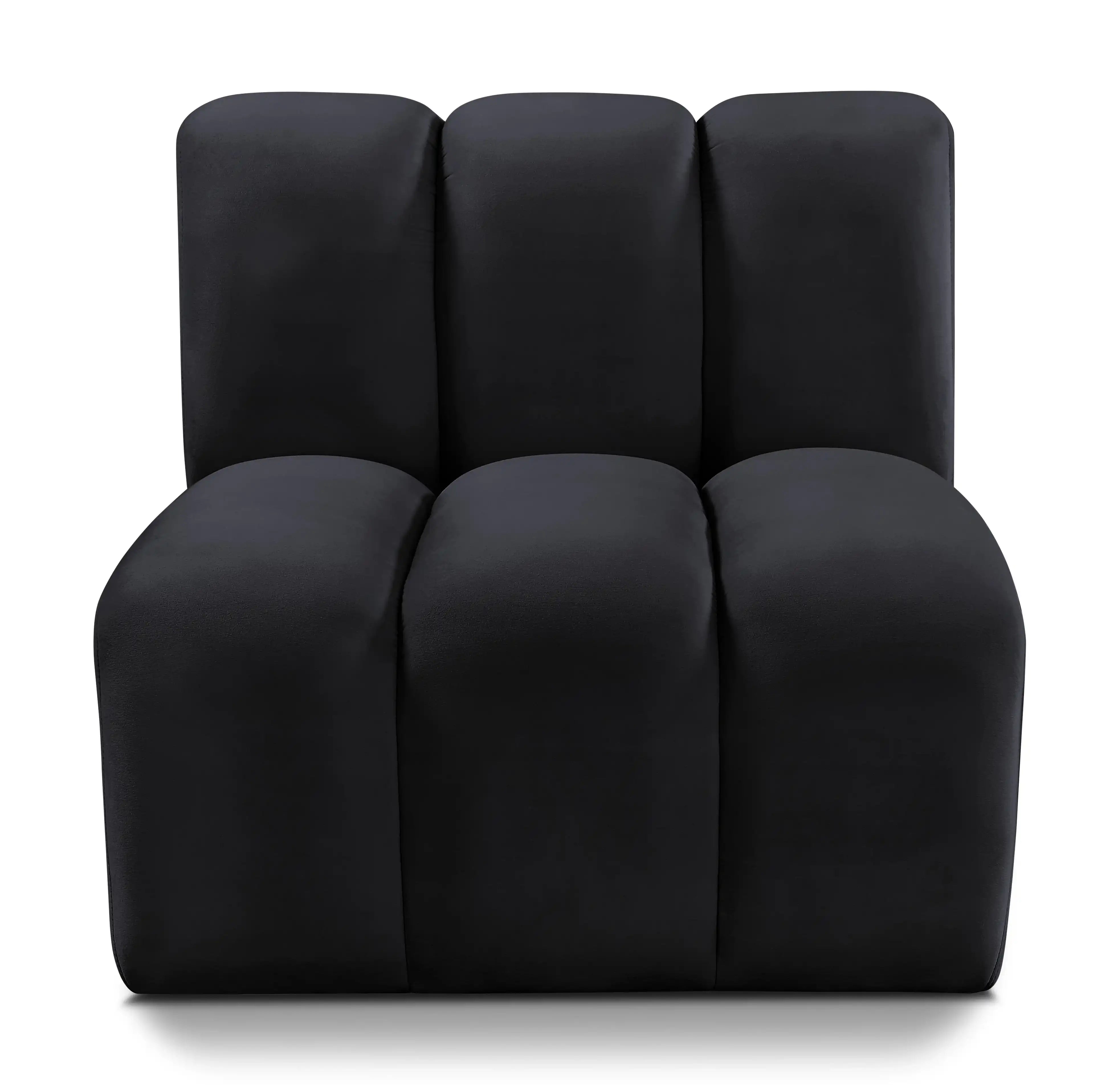 Arc - Velvet Straight Chair - Best Buy Furniture