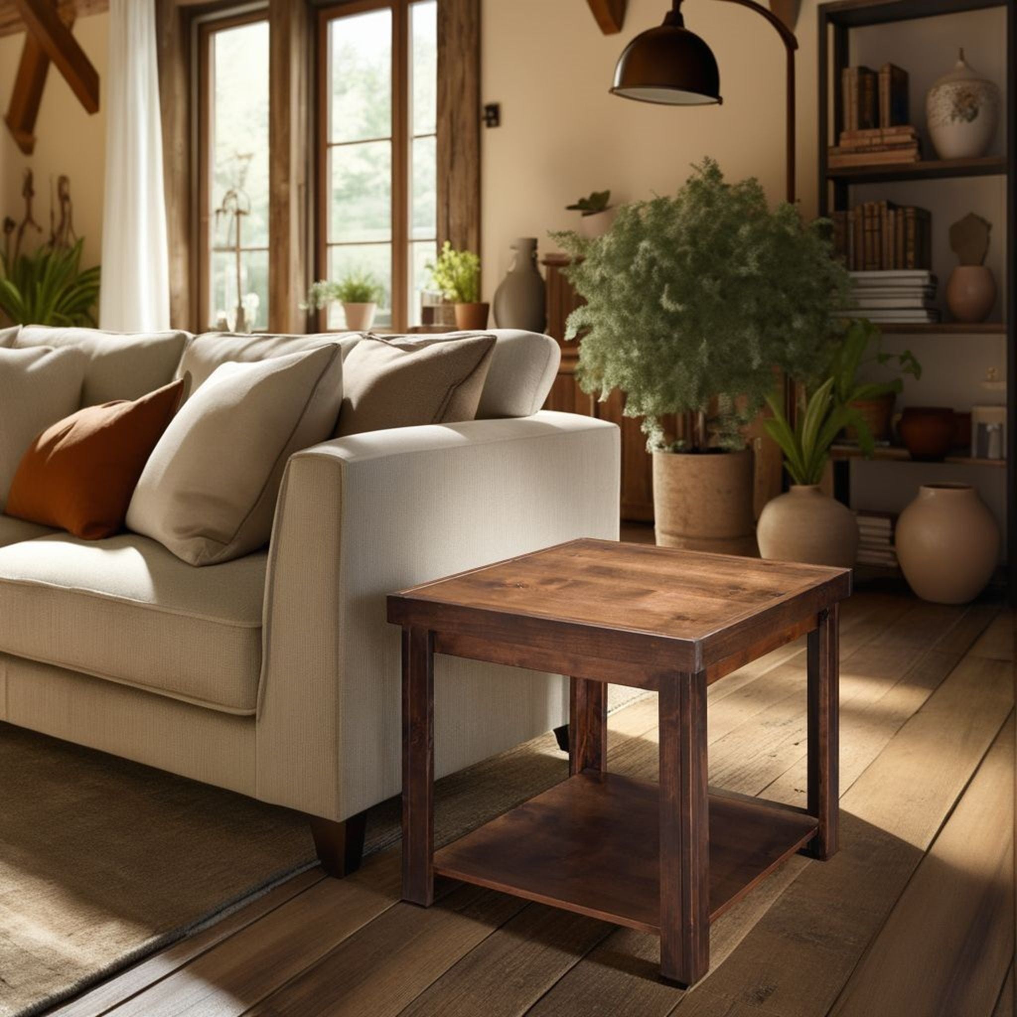 Sausalito - Side Table - Whiskey - Best Buy Furniture