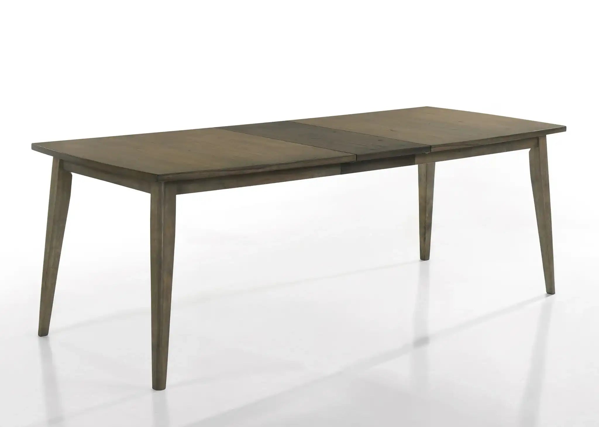 Bistro - Wide Contemporary Rectangle Dining Table With Extension Leaf - Best Buy Furniture