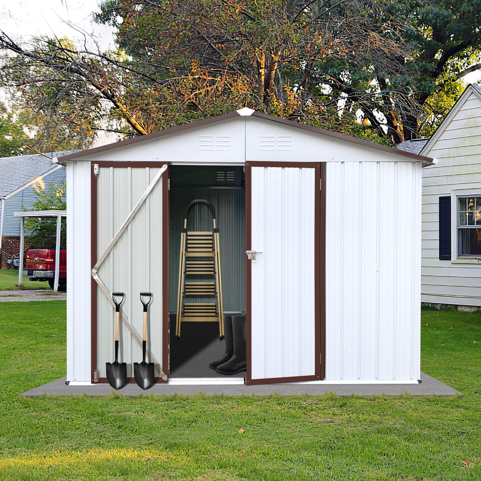 10' x 8' Garden Sheds Outdoor Storage Sheds - Best Buy Furniture