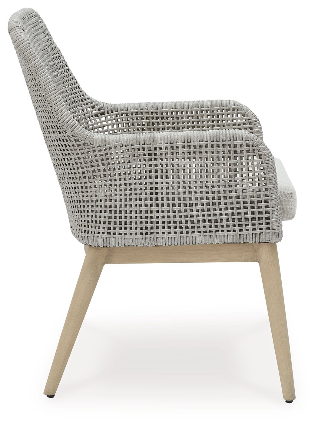 Seton Creek - Arm Chair With Cushion (Set of 2) - Gray - Best Buy Furniture