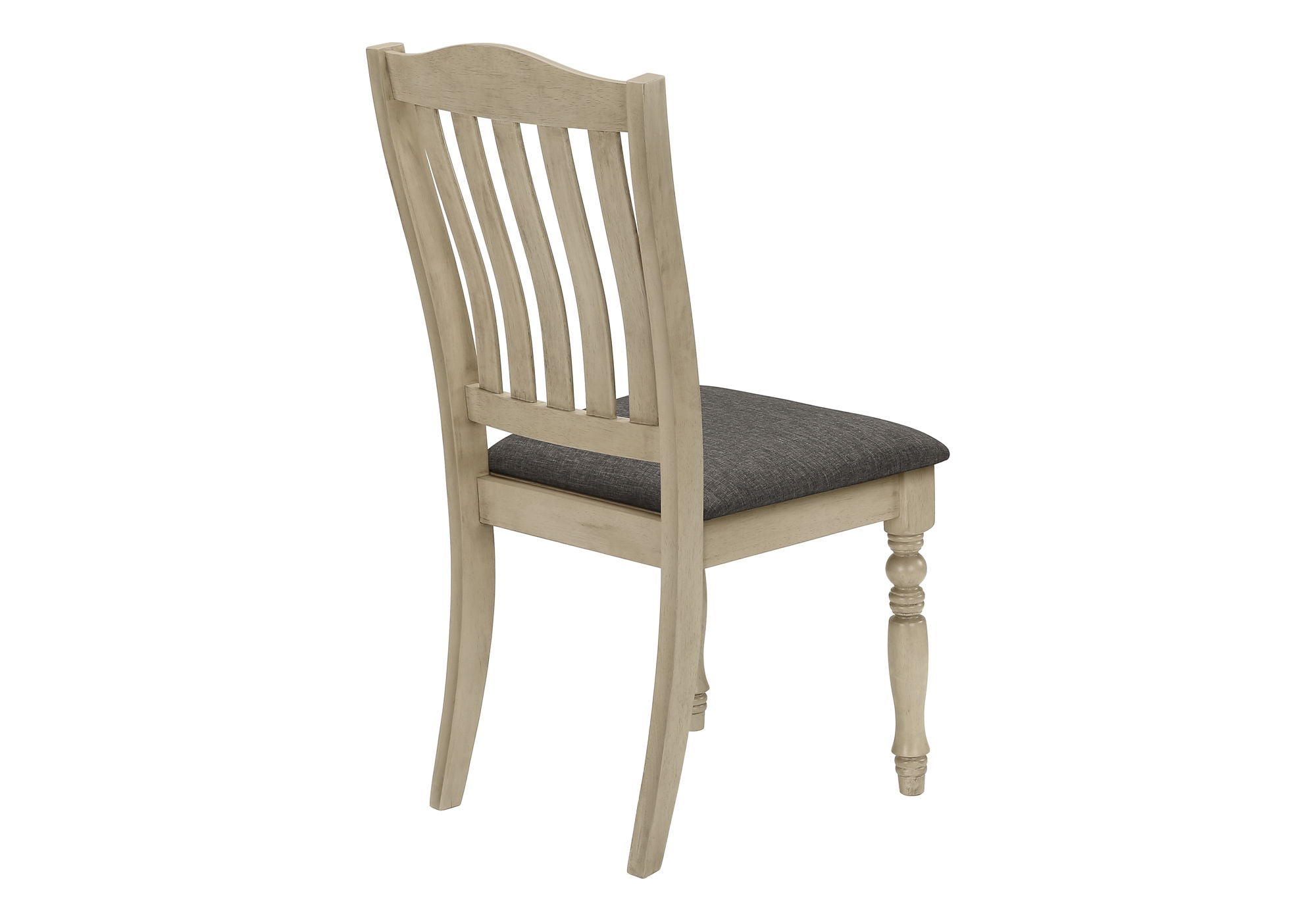 Dining Chair, Upholstered, Side, Transitional (Set of 2) - Gray - Best Buy Furniture