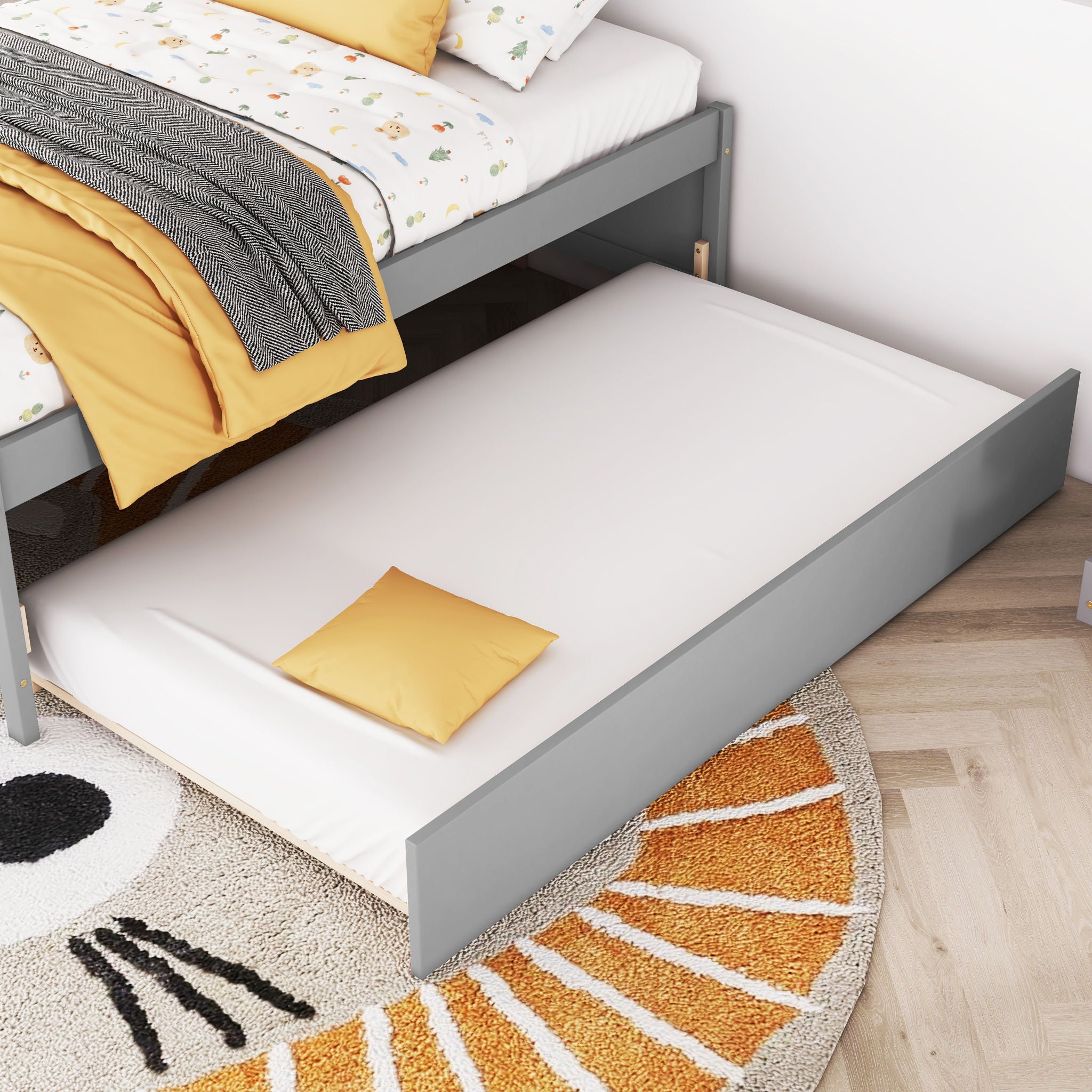 Versatile Bed With Trundle, Under Bed Storage Box And Nightstand - Best Buy Furniture
