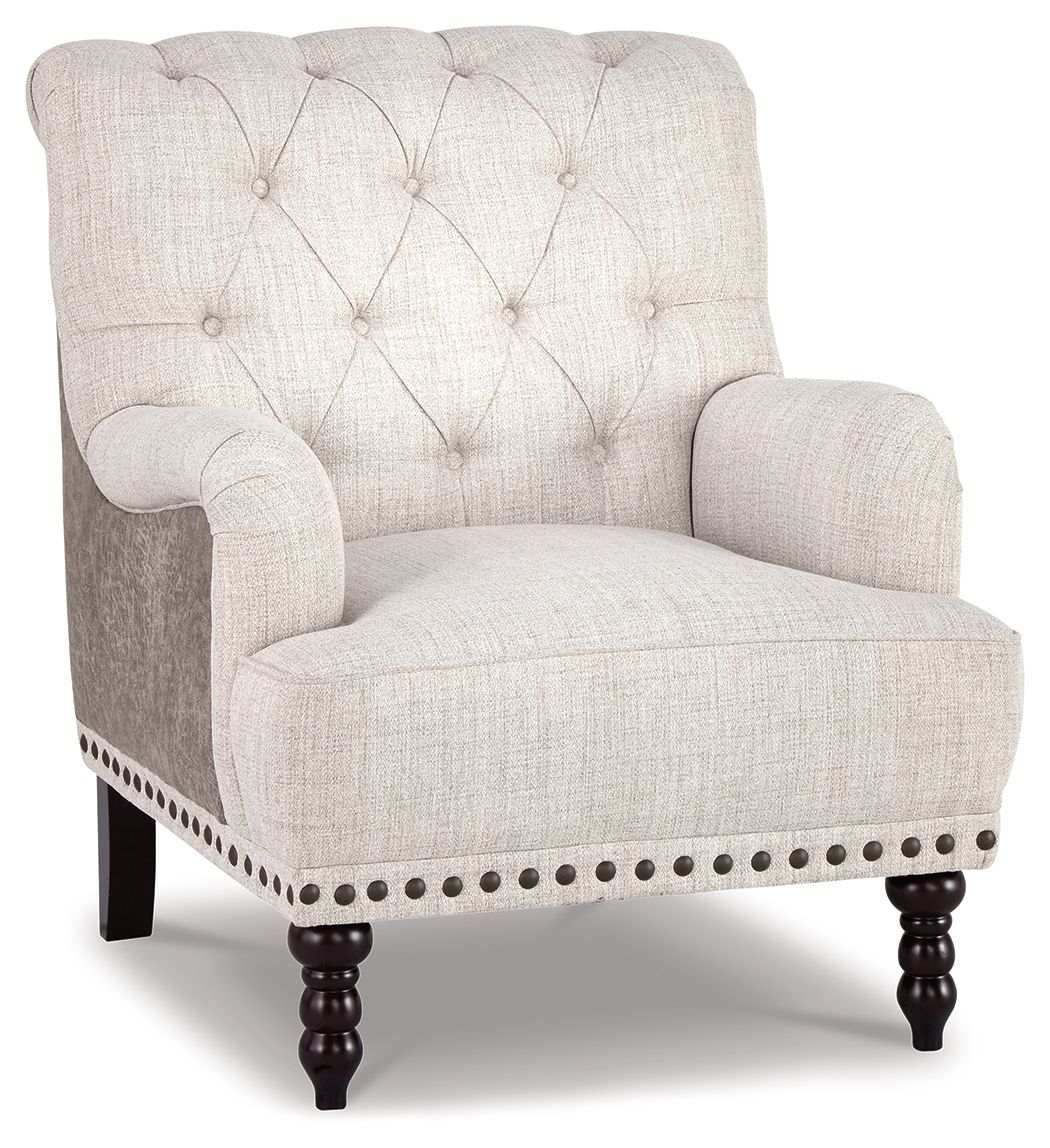 Tartonelle - Accent Chair - Ivory / Taupe - Best Buy Furniture