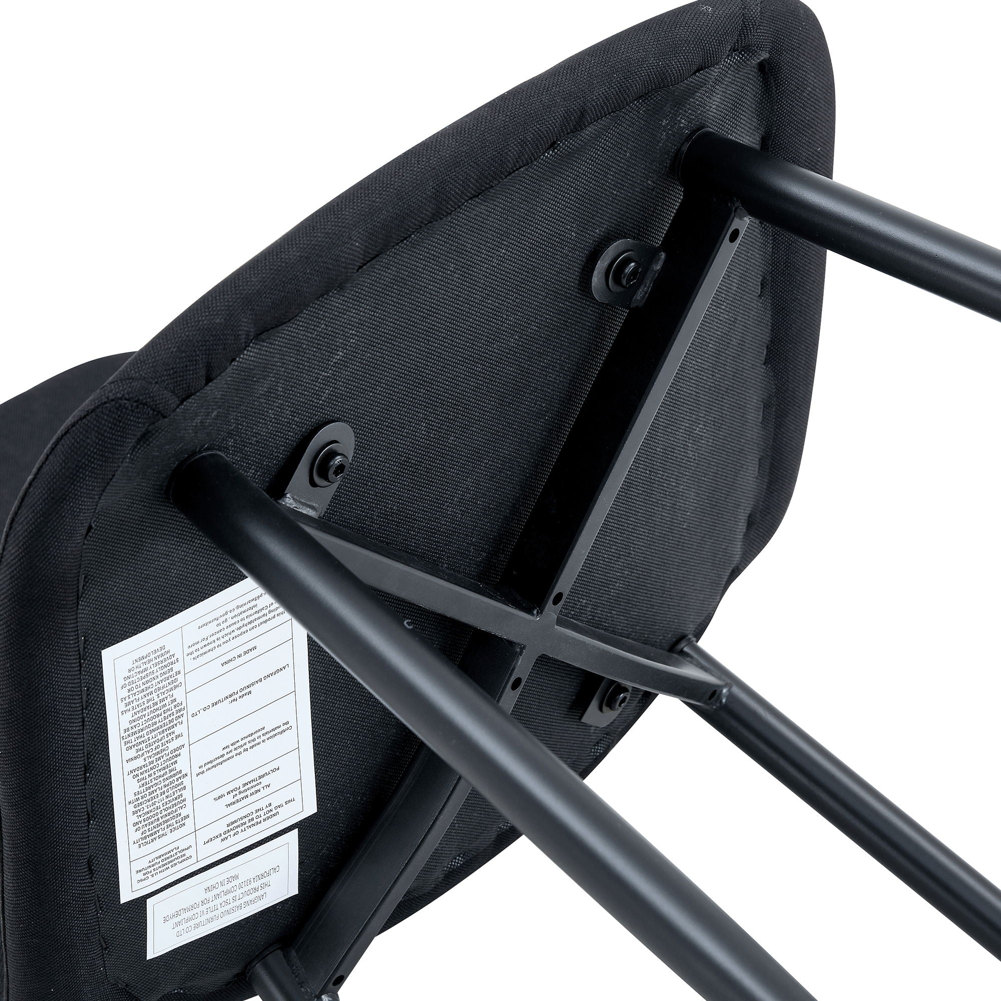 Modern Medieval Style Cushioned Side Chairs Set With Black Metal Legs For Kitchens - Best Buy Furniture