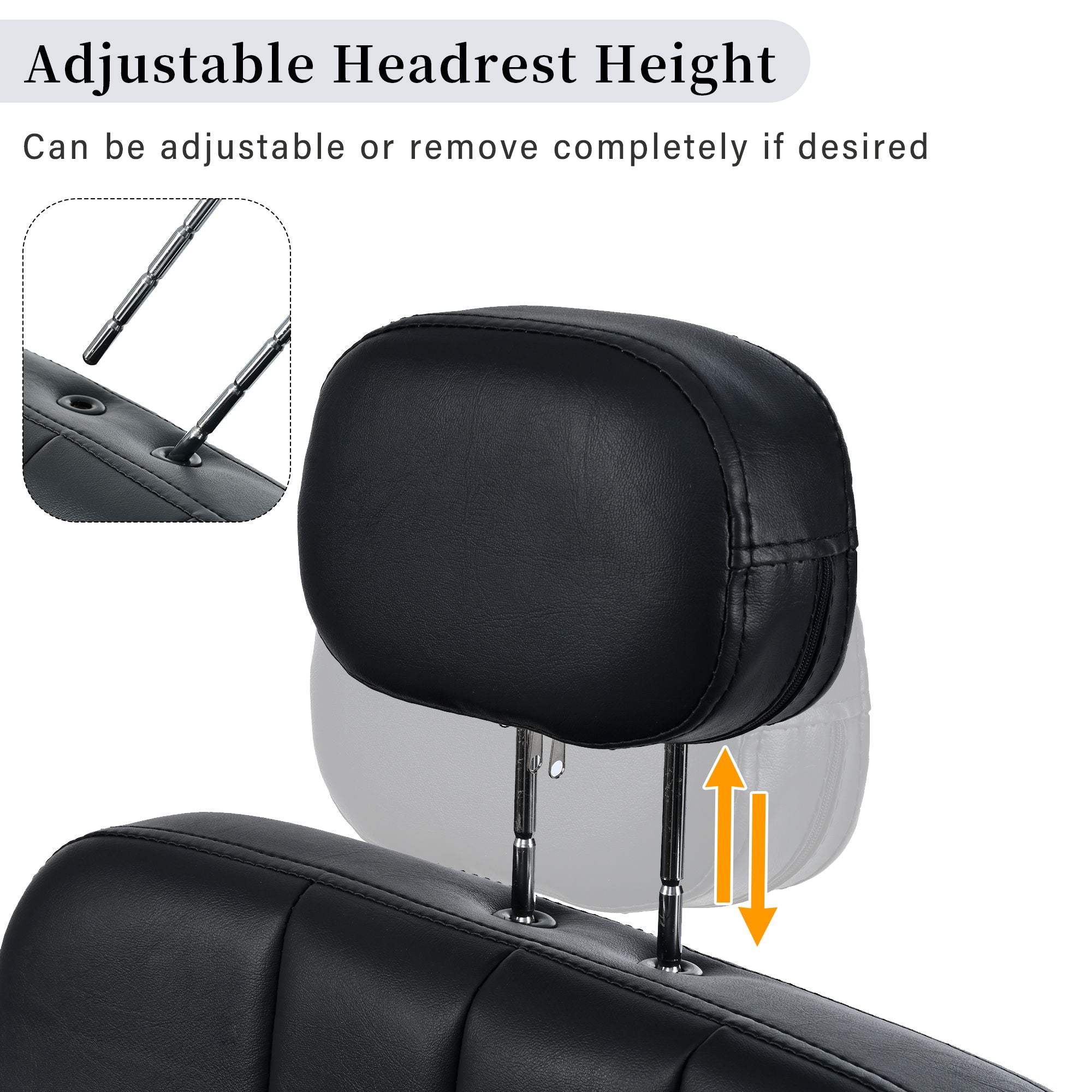 Premium Reclining Barber Chair Salon Chair For Hair Stylist With Heavy Duty Hydraulic Pump, 360° Rotation, Tattoo Chair Shampoo Beauty Salon Equipment, Max Load Weight 400 Lbs - Best Buy Furniture