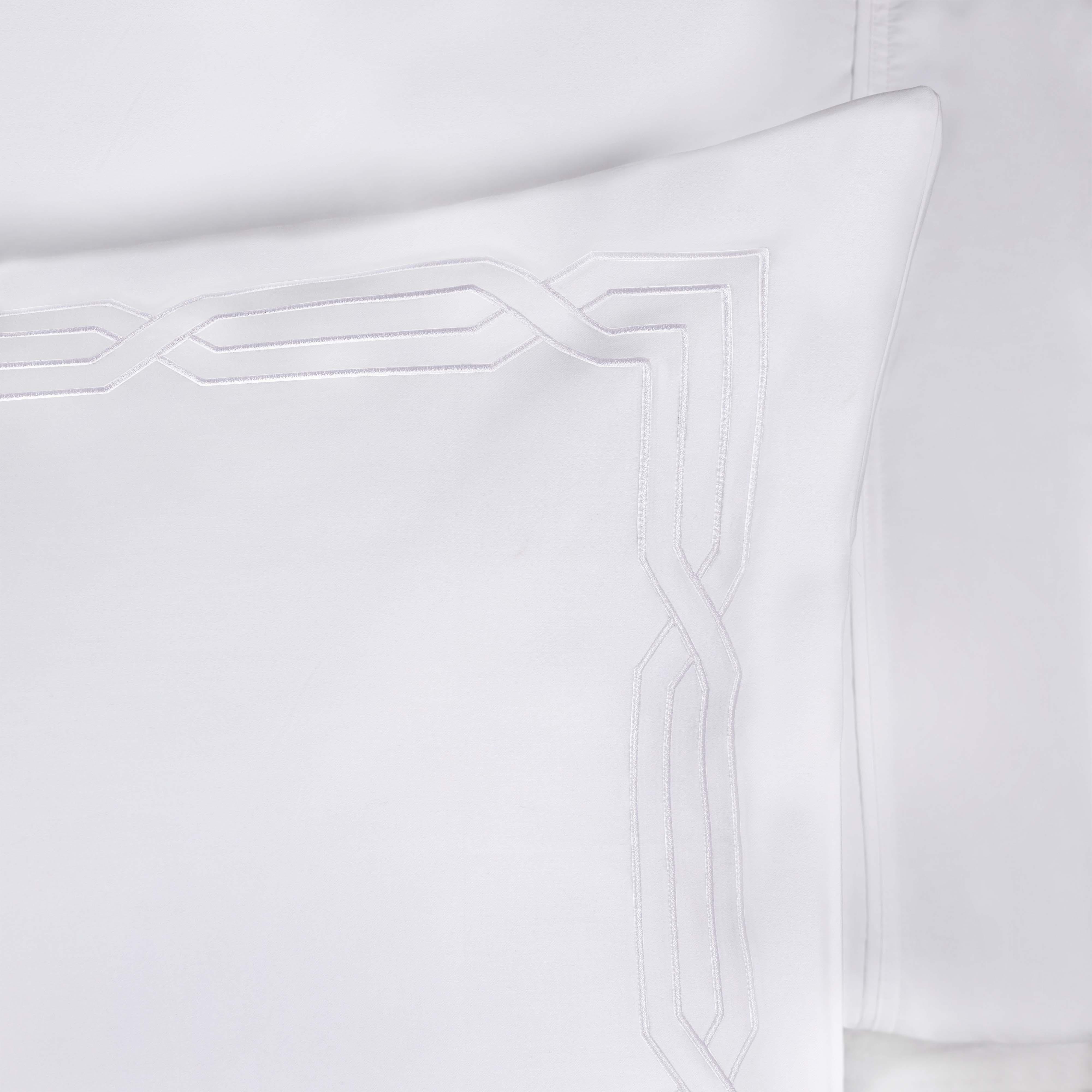 1200 Thread Count Egyptian Cotton Embroidered Scroll Duvet Cover Set