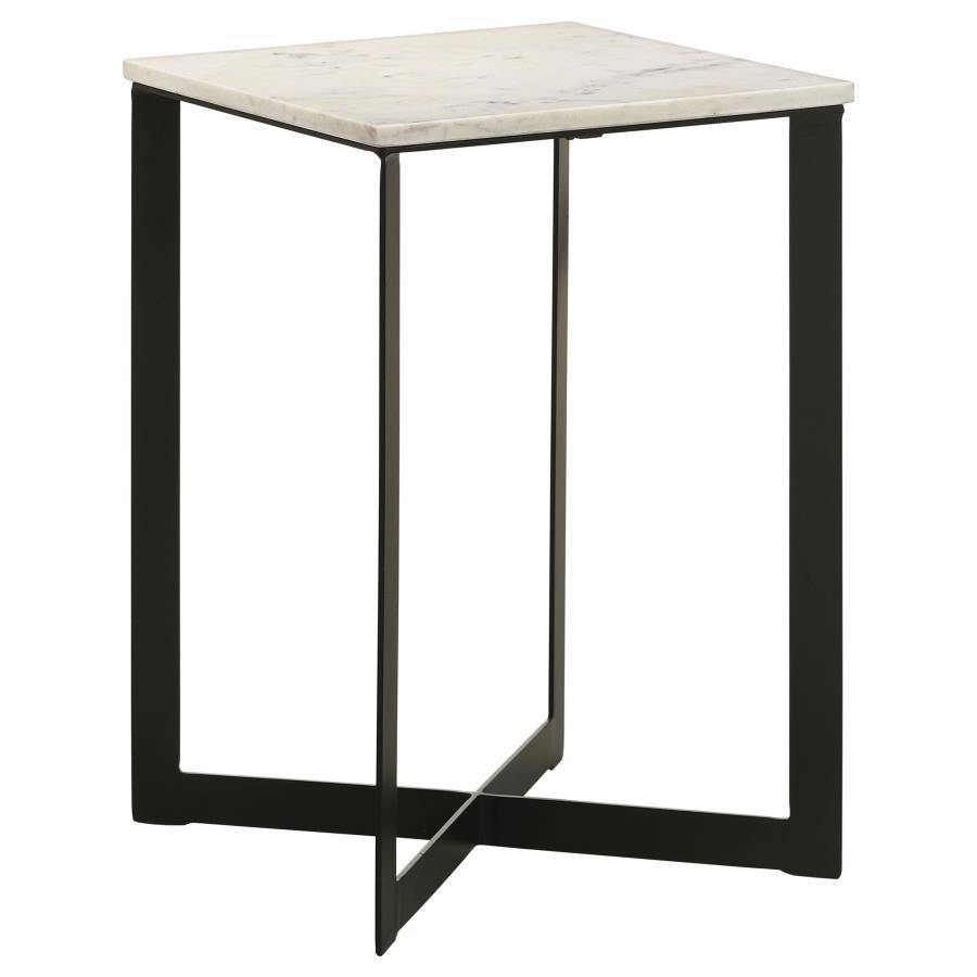 Tobin - Square Marble Top Table - Best Buy Furniture