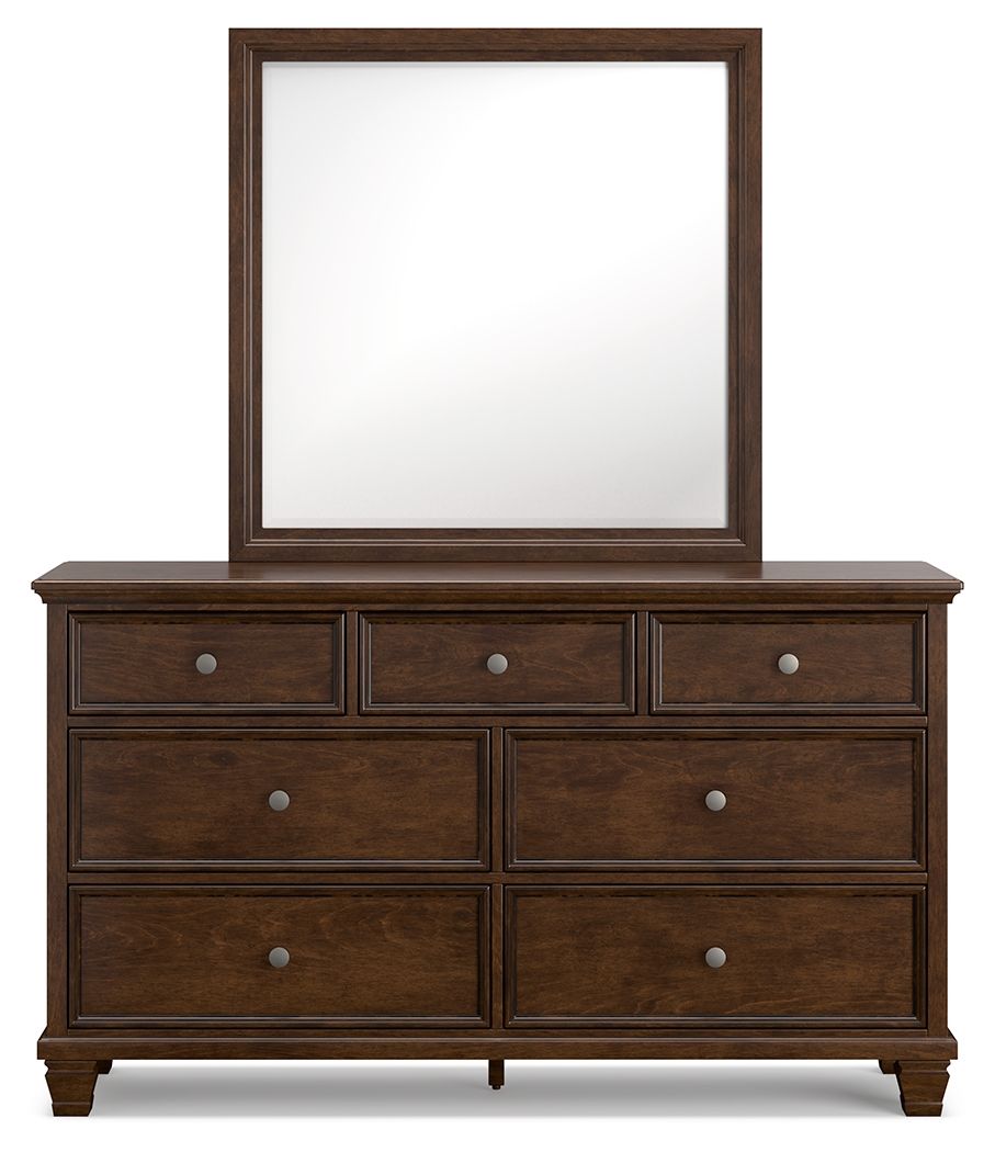 Danabrin - Dresser And Mirror - Brown - Best Buy Furniture