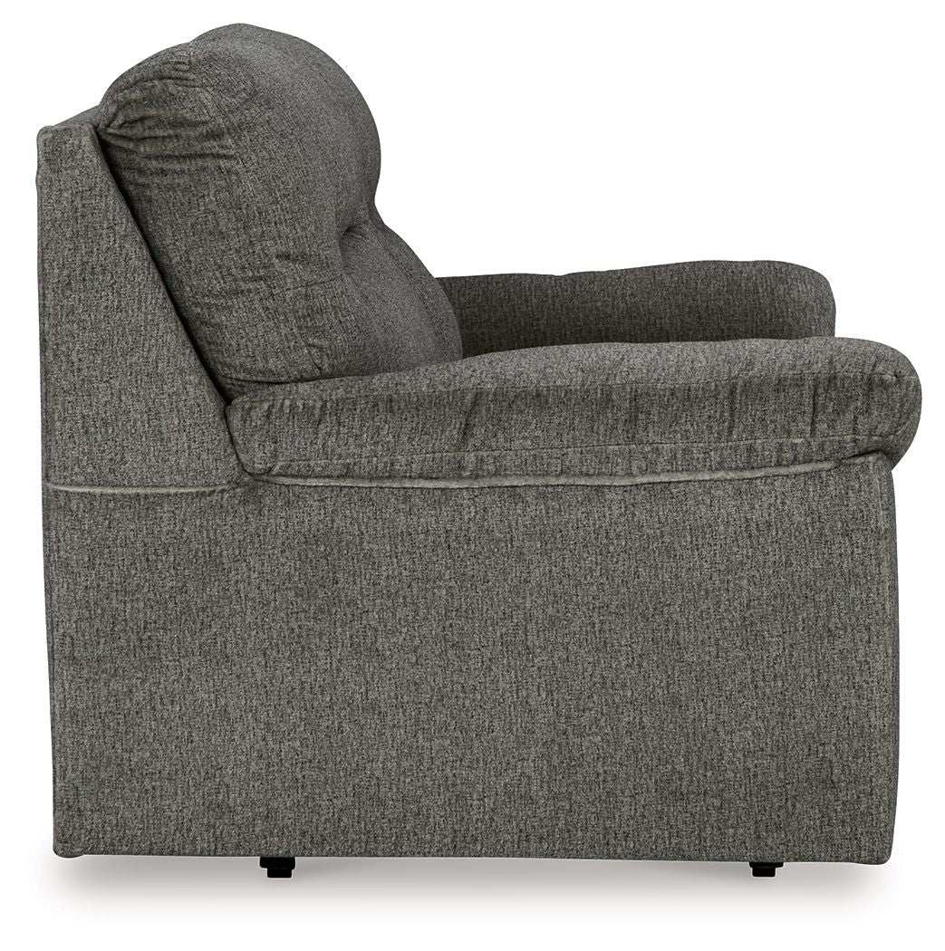 Bindura - Glider Loveseat - Mineral - Best Buy Furniture